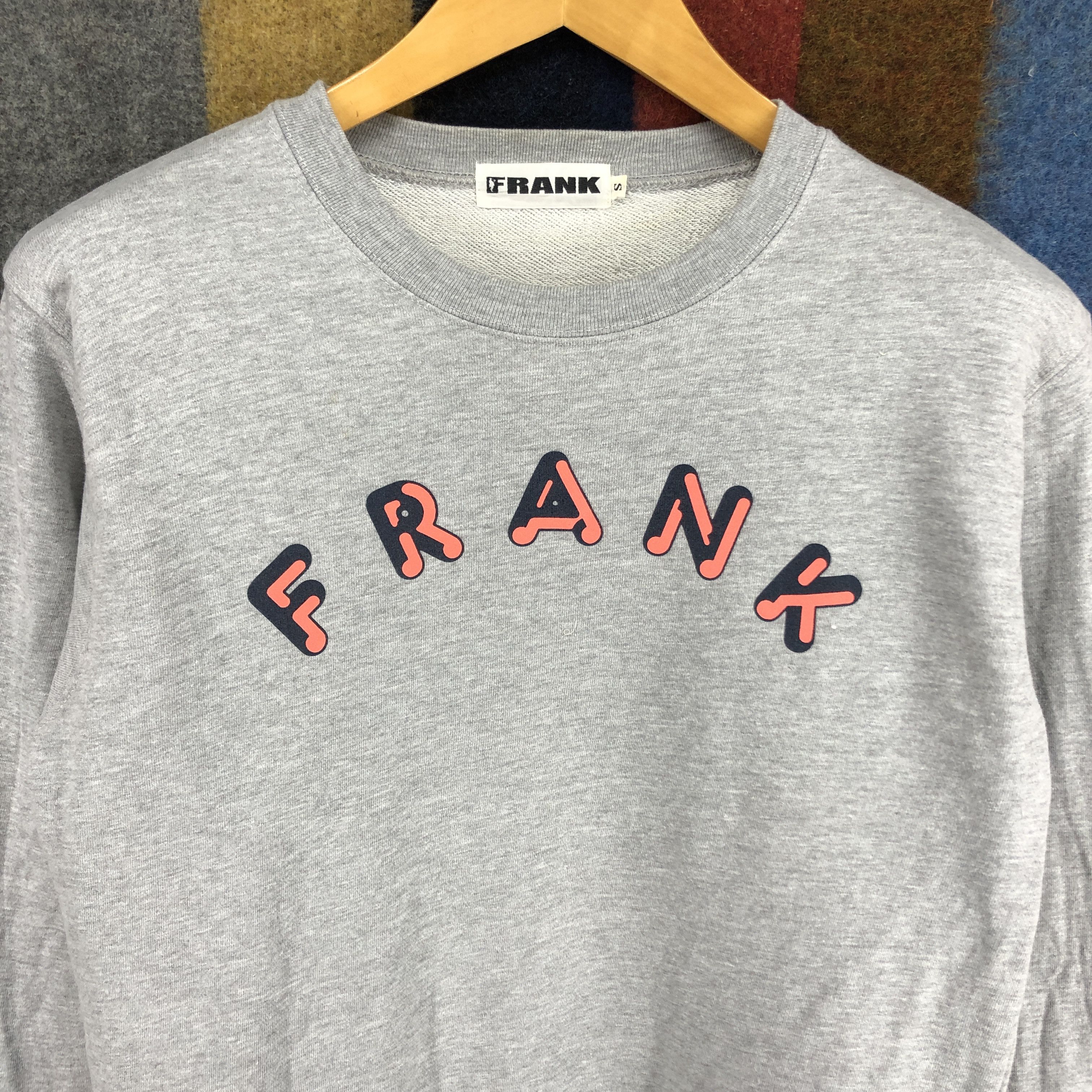 Japanese Brand FRANK Crew Neck Sweatshirt #2728-98 Size US S / EU 44-46 / 1 - 2 Thumbnail