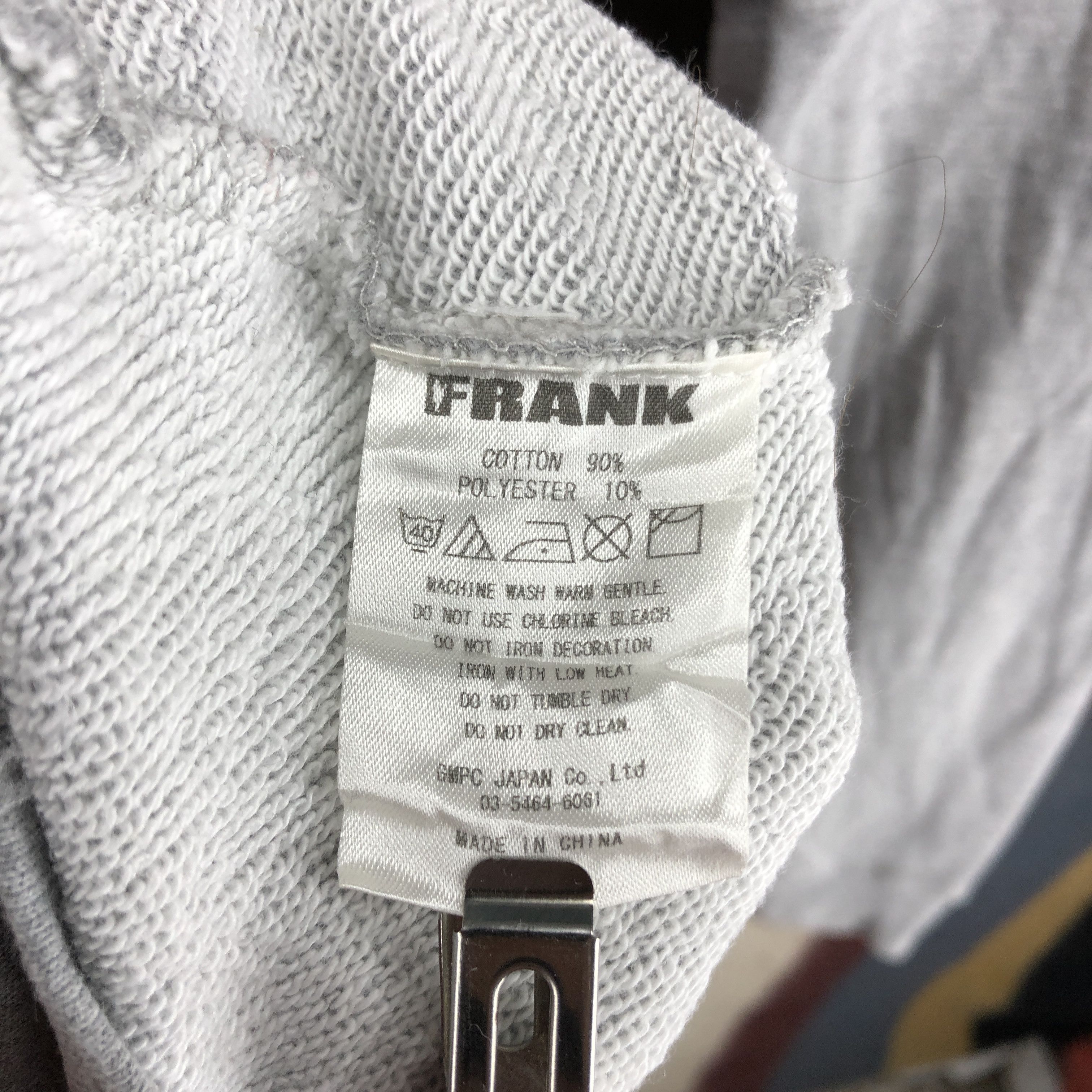 Japanese Brand FRANK Crew Neck Sweatshirt #2728-98 Size US S / EU 44-46 / 1 - 6 Thumbnail
