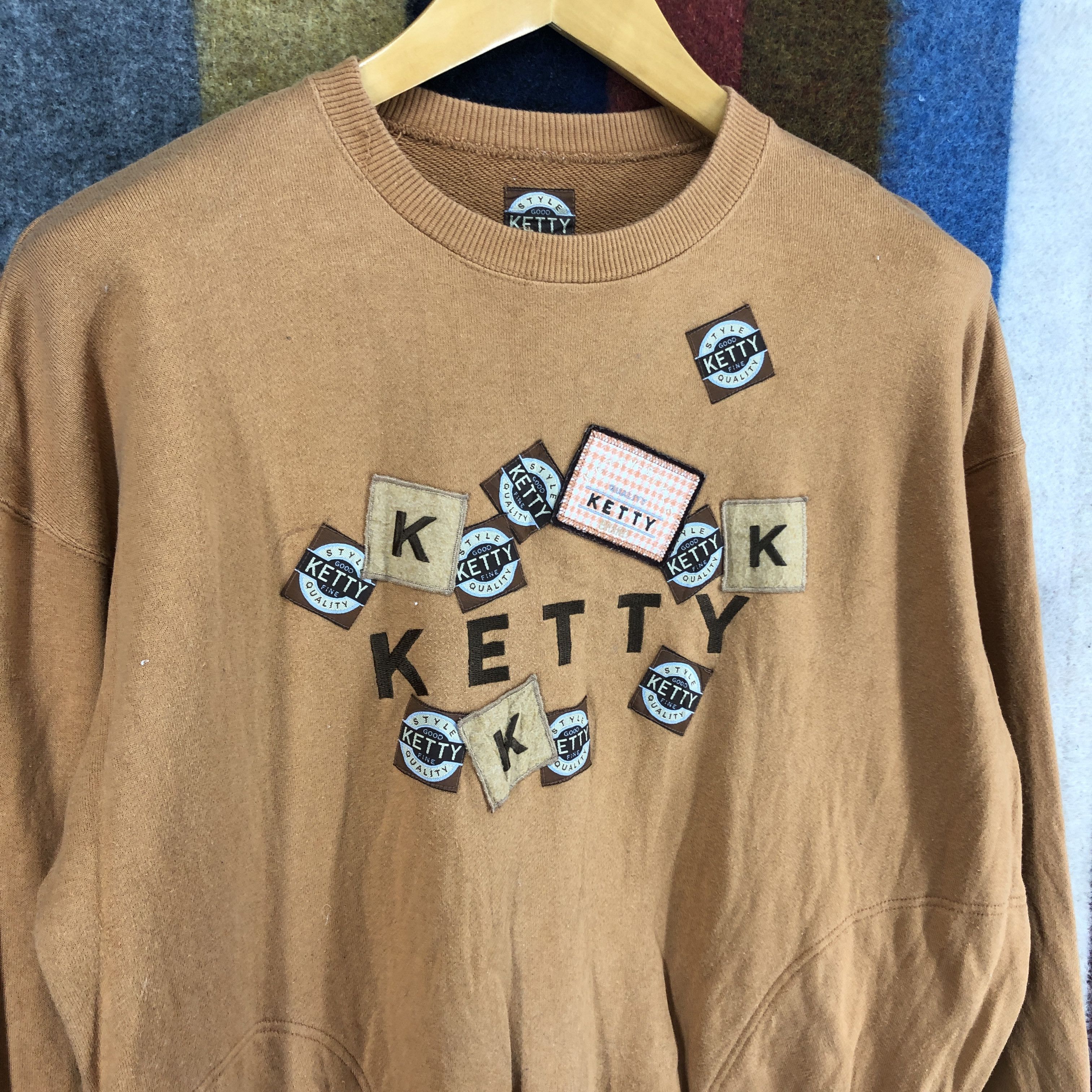 Japanese Brand KETTY STYLE Crew Neck Sweatshirt #2732-99 Size US M / EU 48-50 / 2 - 2 Thumbnail