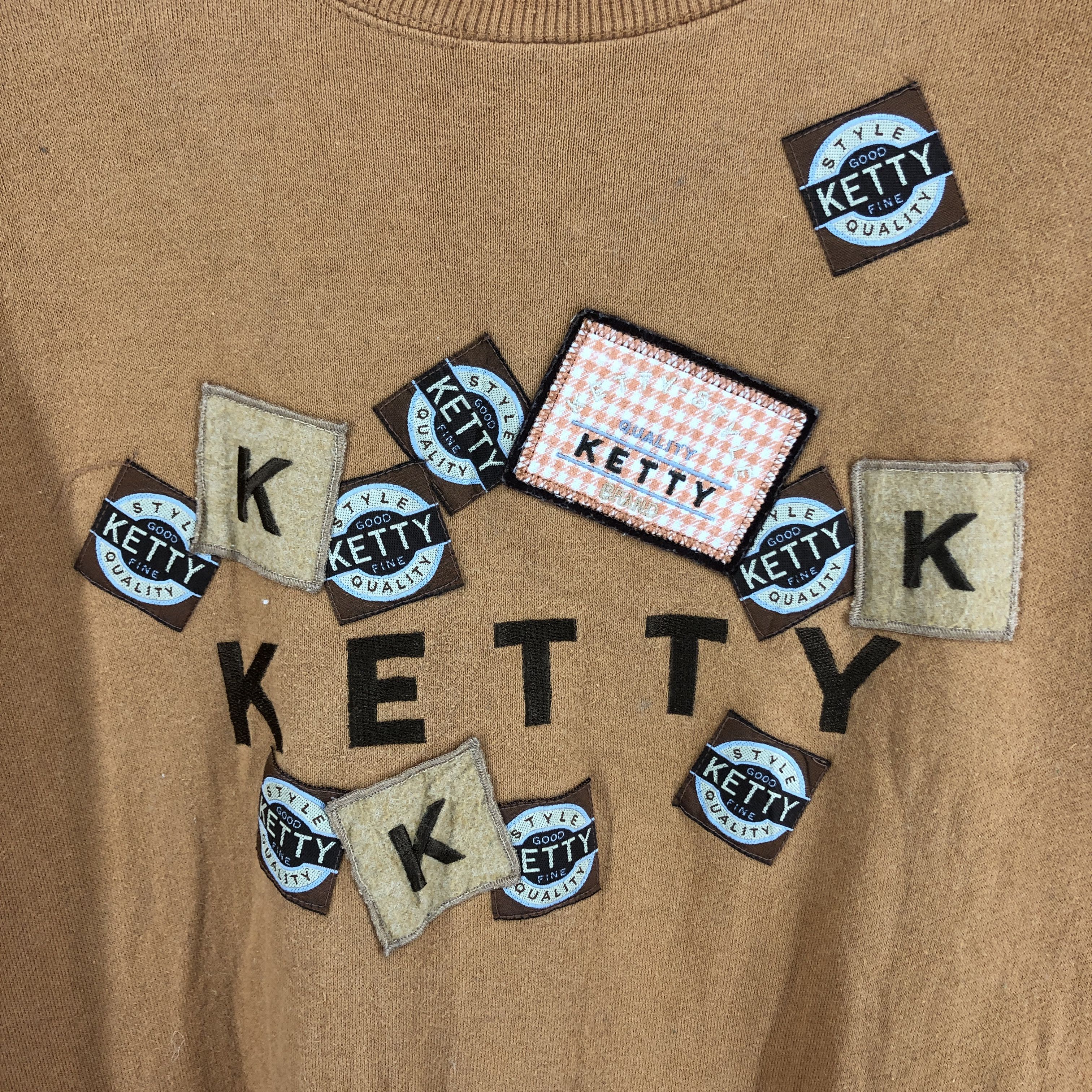 Japanese Brand KETTY STYLE Crew Neck Sweatshirt #2732-99 Size US M / EU 48-50 / 2 - 3 Thumbnail