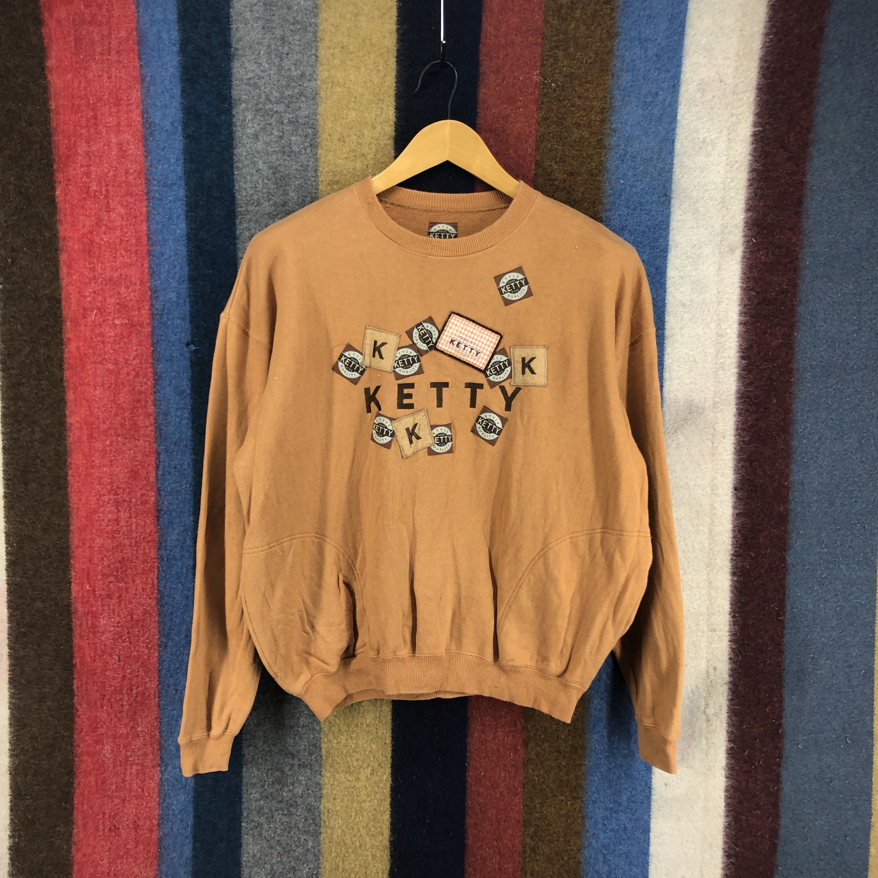 Japanese Brand KETTY STYLE Crew Neck Sweatshirt #2732-99 Size US M / EU 48-50 / 2 - 1 Thumbnail