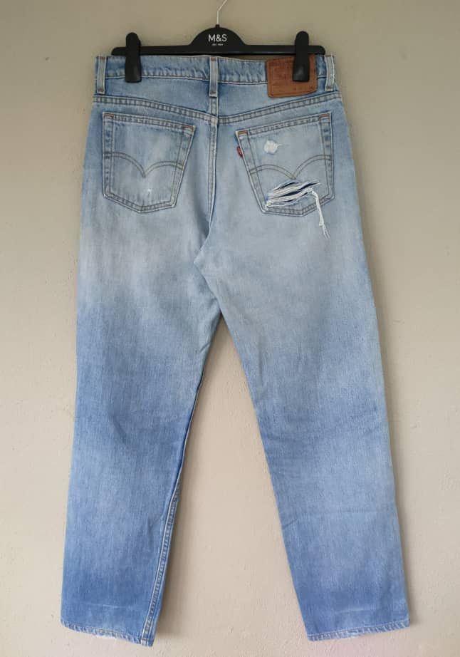Levi's Vtg Levi's 510 Denim Made in USA 33x34 Size US 33 - 2 Thumbnail