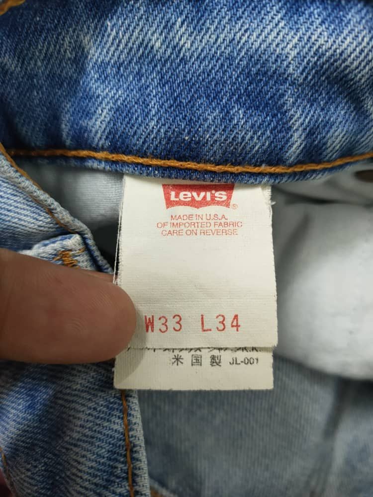 Levi's Vtg Levi's 510 Denim Made in USA 33x34 Size US 33 - 10 Thumbnail