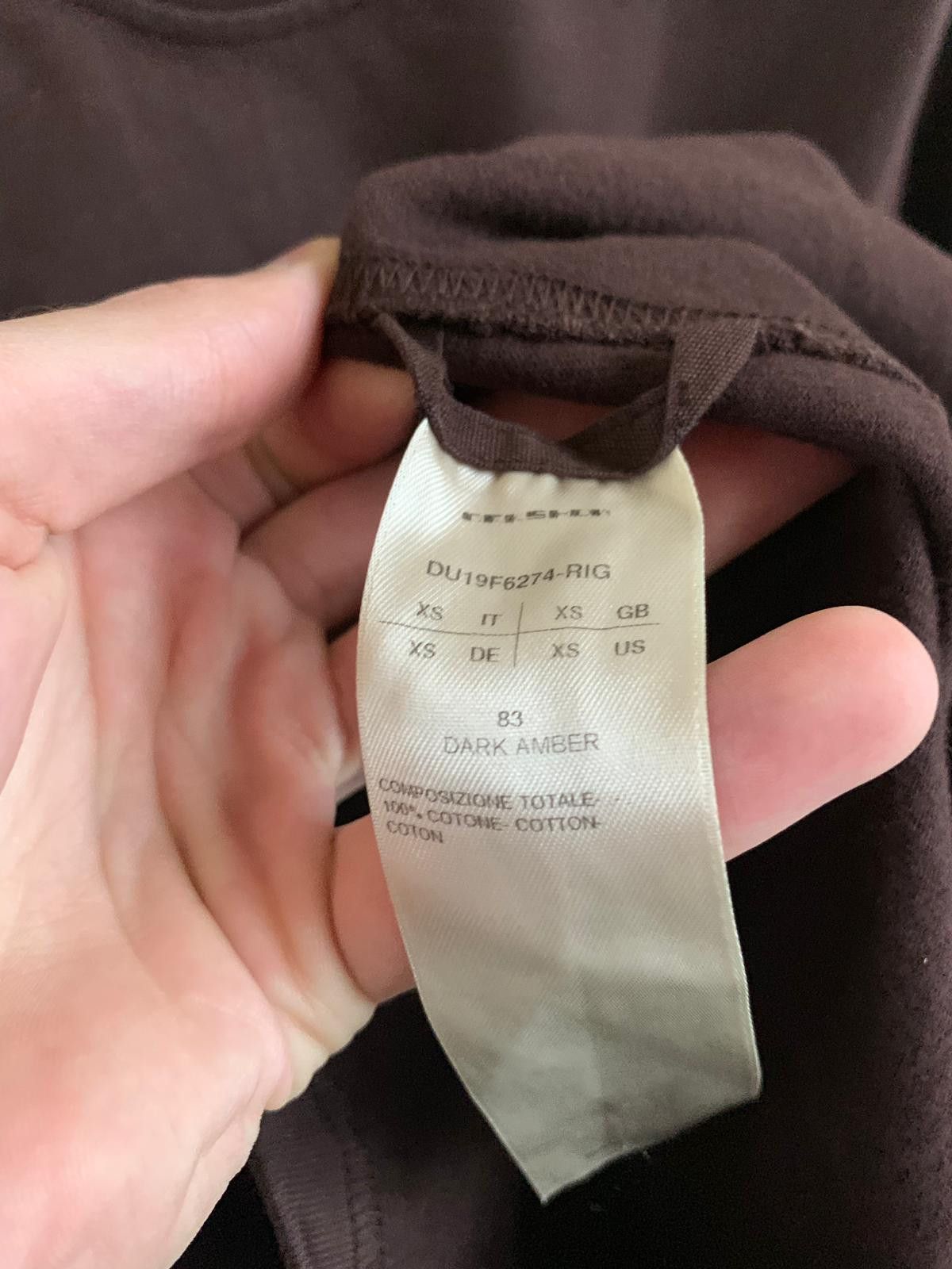 Rick Owens Drkshdw Jumbo Crewneck in Dark Amber Size US S / EU 44-46 / 1 - 9 Thumbnail