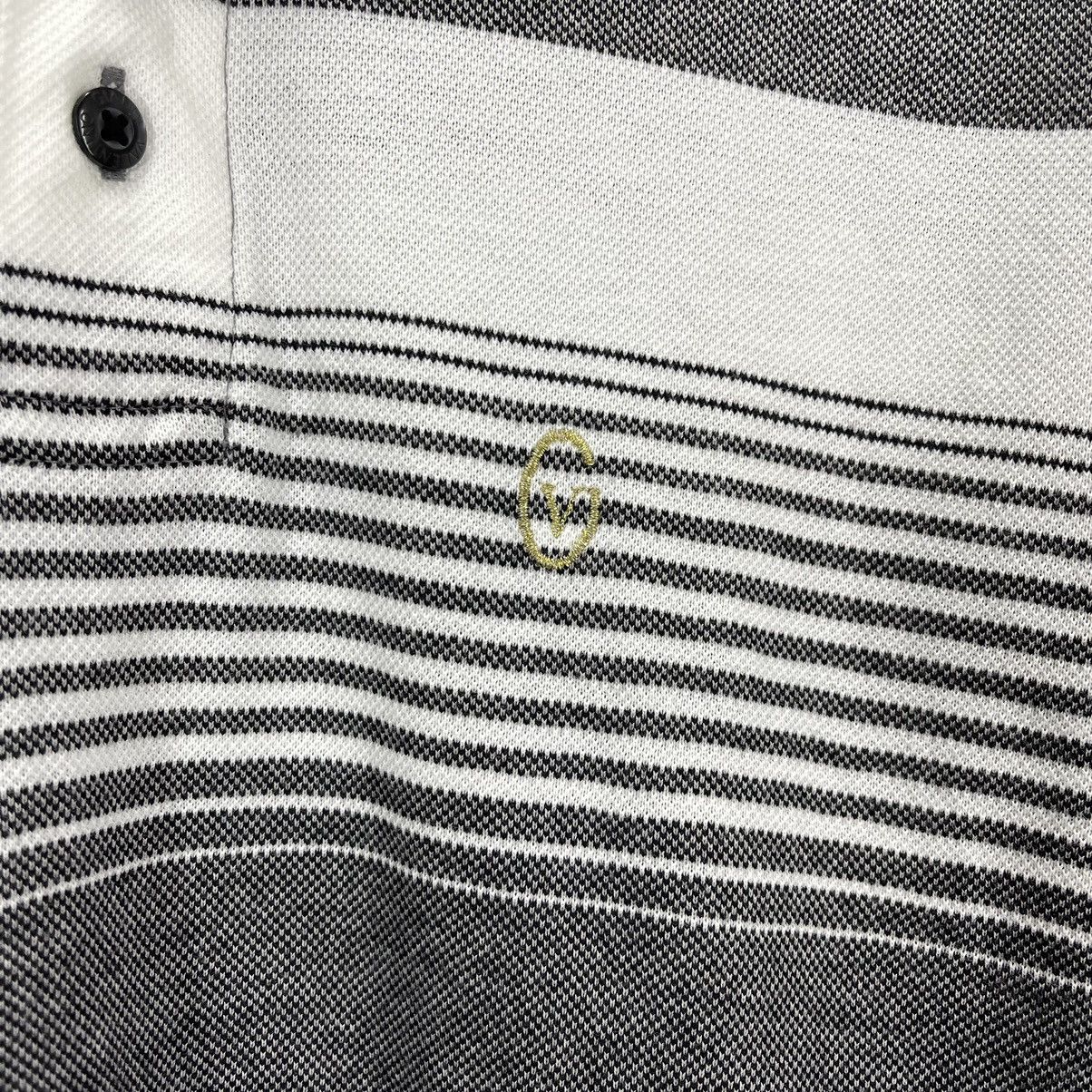 Gianni Valentino GIANNI VALENTINO Stripe Polo T Shirt #1092/AM Size US L / EU 52-54 / 3 - 4 Thumbnail