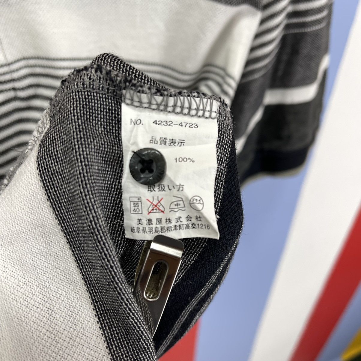 Gianni Valentino GIANNI VALENTINO Stripe Polo T Shirt #1092/AM Size US L / EU 52-54 / 3 - 9 Thumbnail