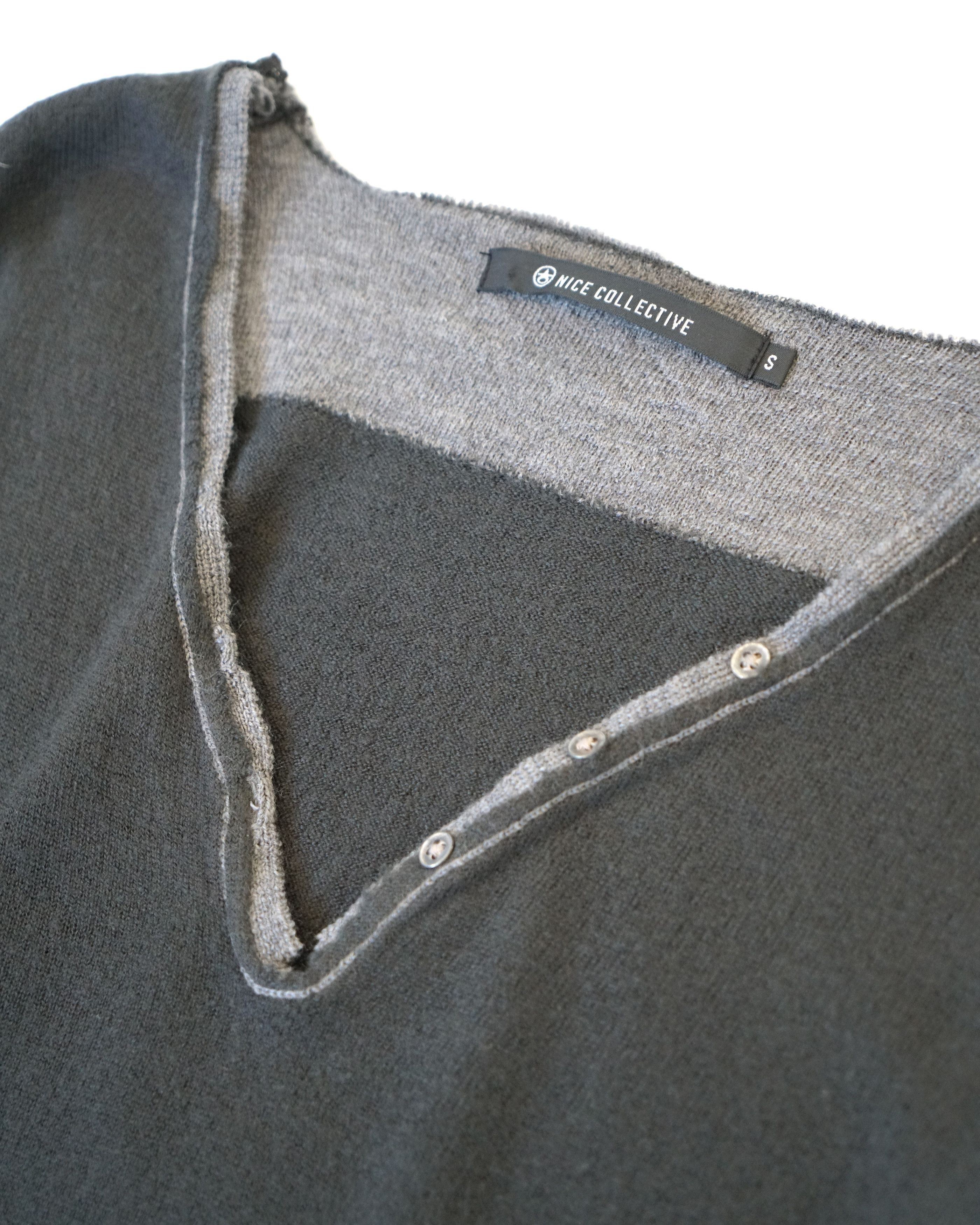 Nice Collective Trompe l'Oeil Triple-Layer Merino Henley Size US S / EU 44-46 / 1 - 2 Thumbnail