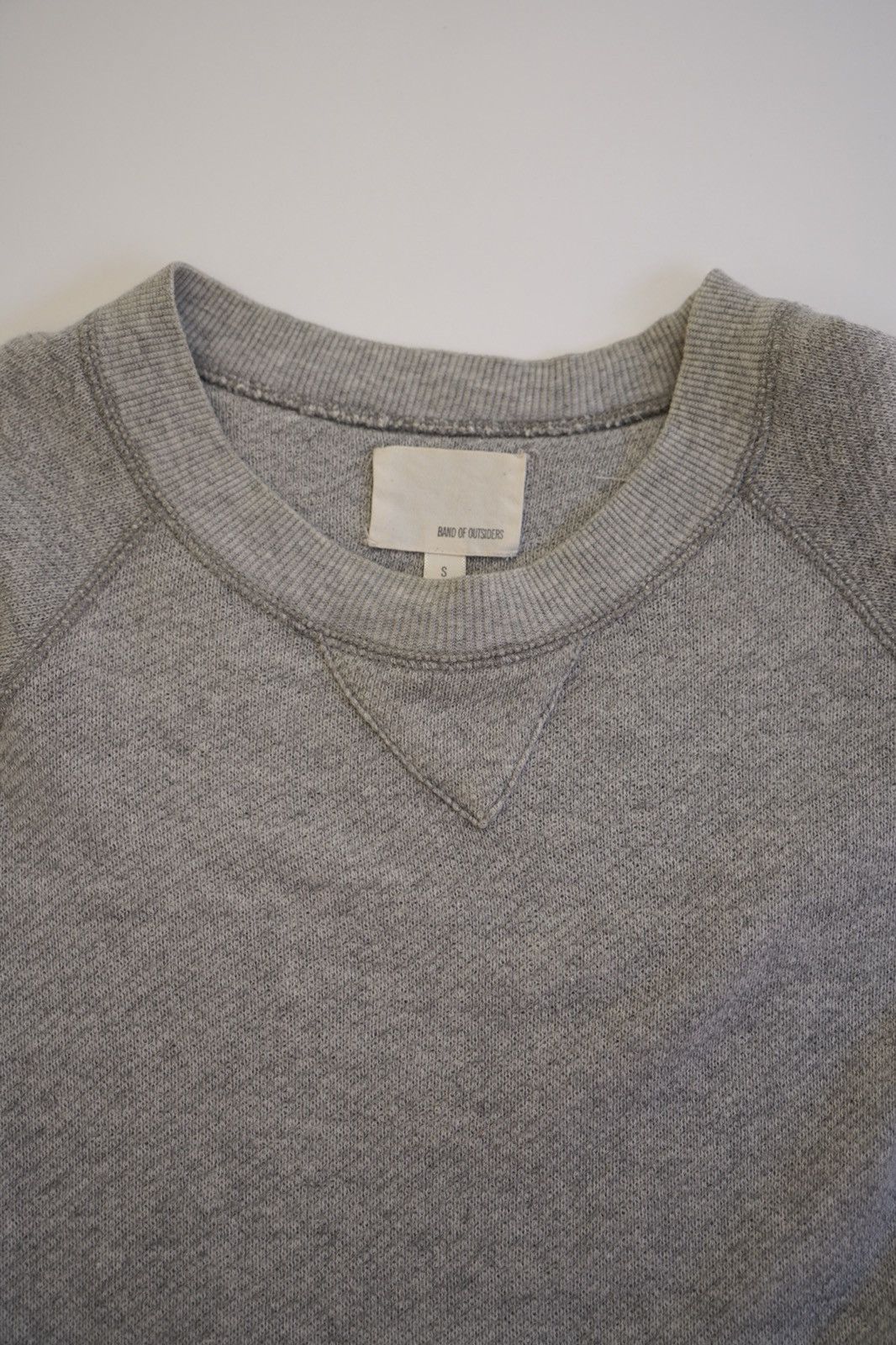 Band Of Outsiders Band Of Outsiders Cropped Sleeve Terry Cloth Crew Neck Size US S / EU 44-46 / 1 - 2 Thumbnail