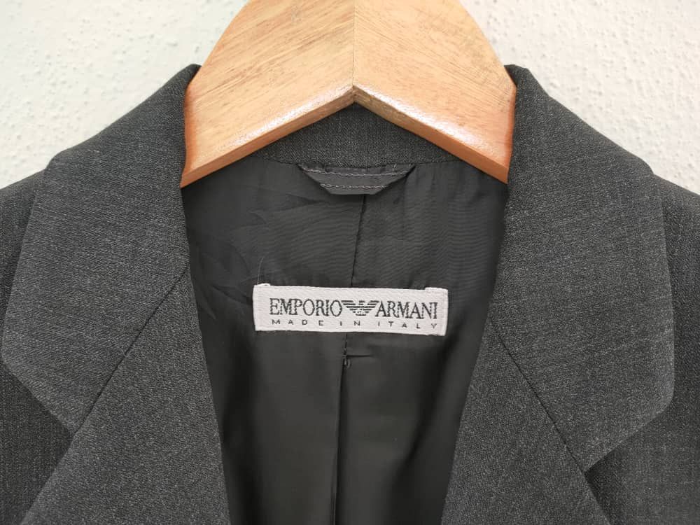 Designer × Emporio Armani Emporio Armani 1 button blazer Size XS / US 0-2 / IT 36-38 - 4 Thumbnail