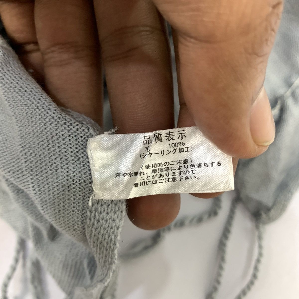Japanese Brand × Other CHOU CREPE Wrinkle Spring Knitwear Mesh Nett Muffler Scarf Size ONE SIZE - 7 Thumbnail