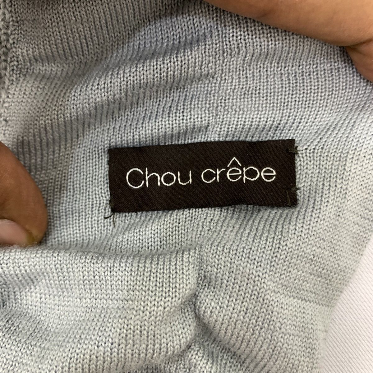 Japanese Brand × Other CHOU CREPE Wrinkle Spring Knitwear Mesh Nett Muffler Scarf Size ONE SIZE - 5 Thumbnail