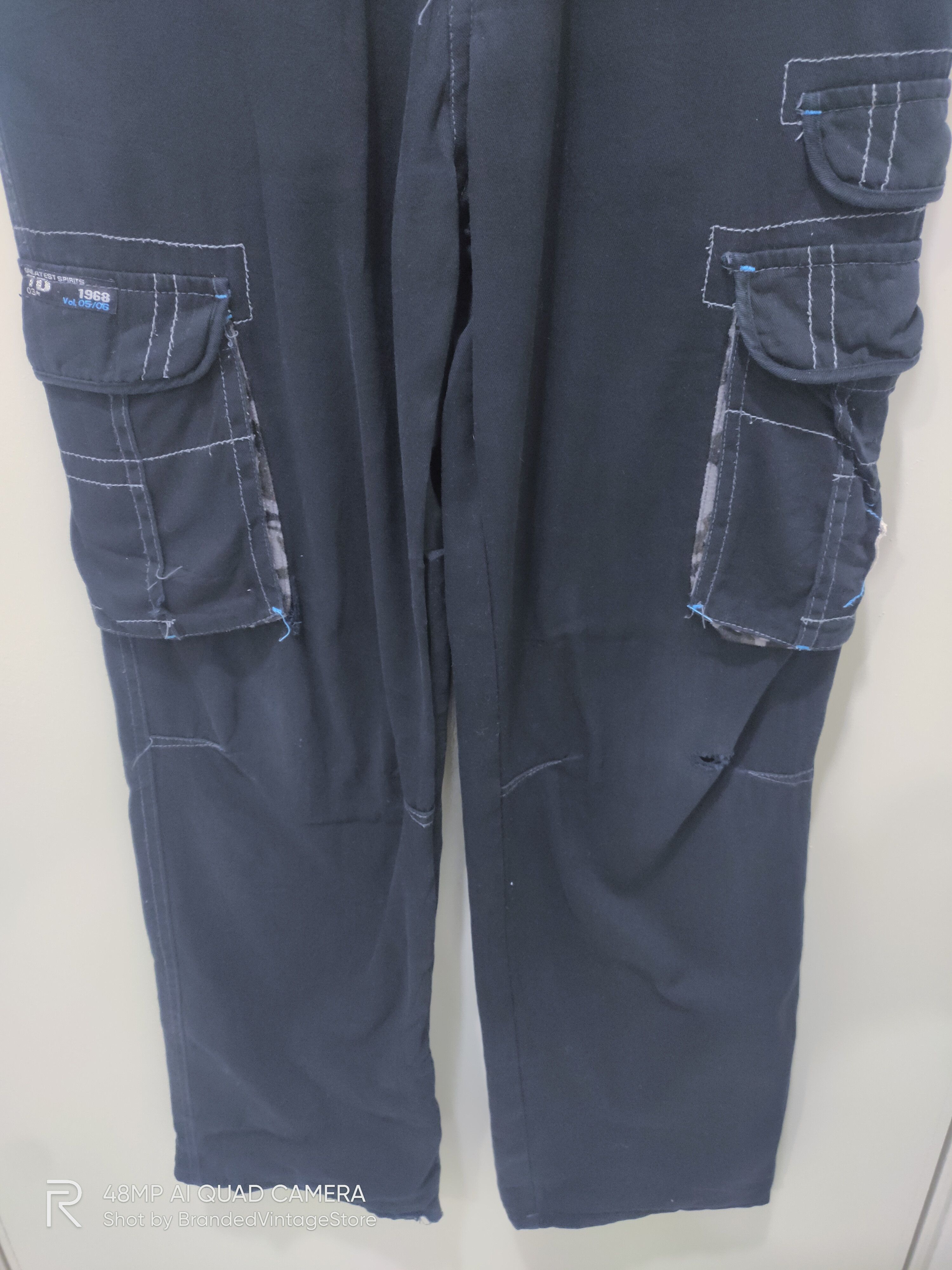Japanese Brand × Seditionaries TD MANIA Camo Double Knee Multipocket Tactical Cargo Pants Size US 28 / EU 44 - 5 Thumbnail