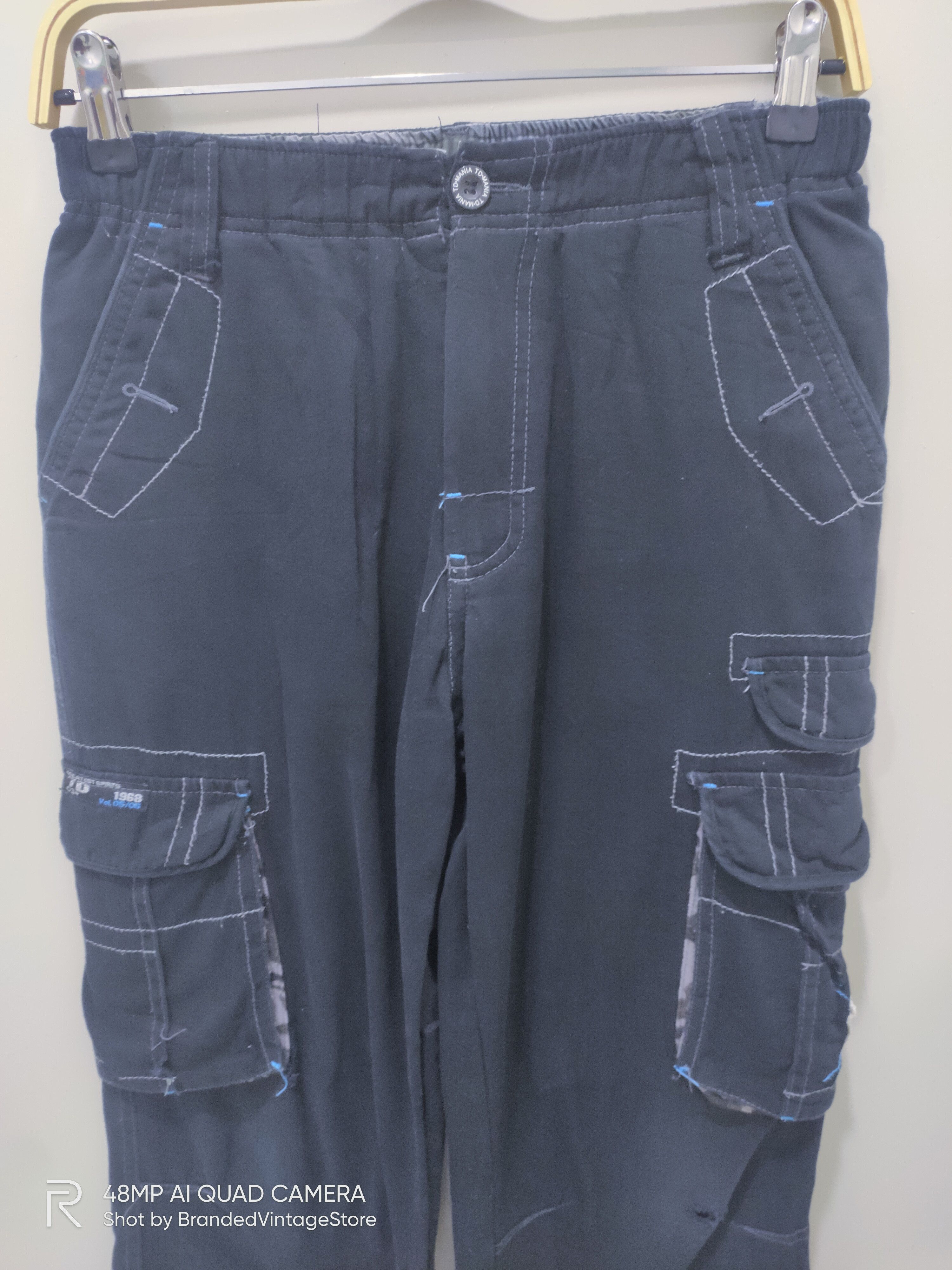Japanese Brand × Seditionaries TD MANIA Camo Double Knee Multipocket Tactical Cargo Pants Size US 28 / EU 44 - 4 Thumbnail