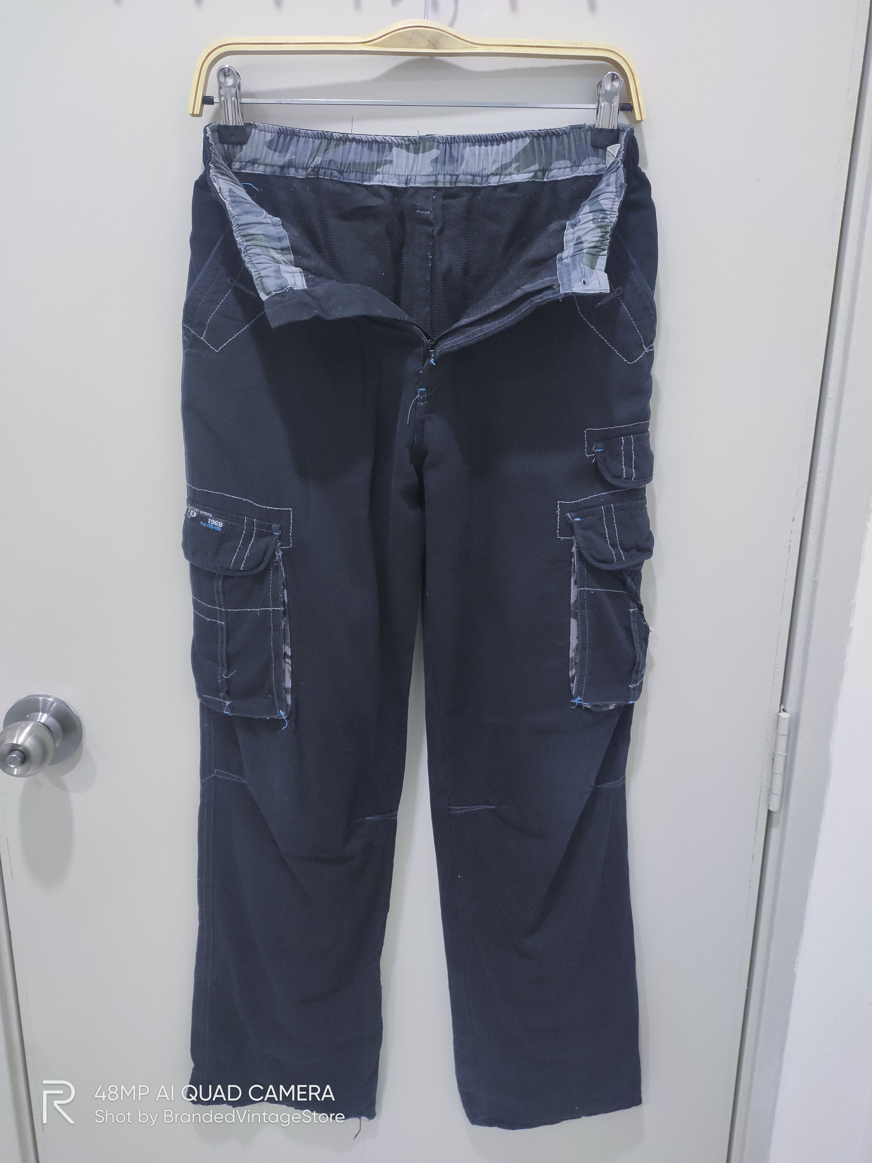 Japanese Brand × Seditionaries TD MANIA Camo Double Knee Multipocket Tactical Cargo Pants Size US 28 / EU 44 - 3 Thumbnail