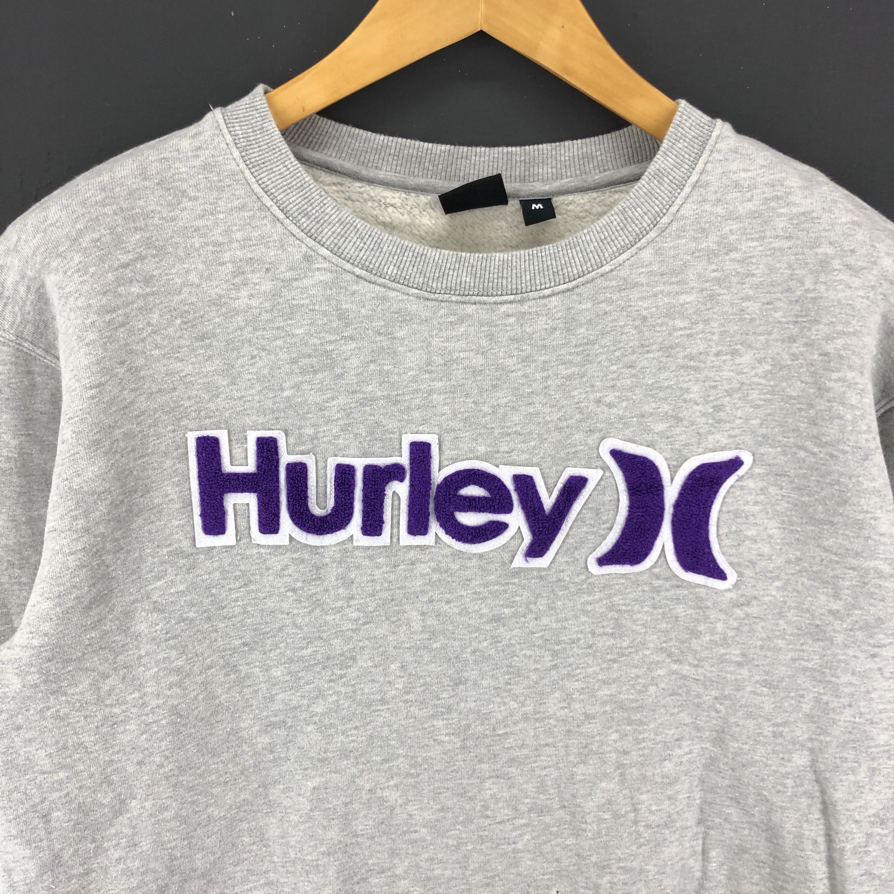 Hurley HURLEY Crew Neck Sweatshirt #1999-53 Size US M / EU 48-50 / 2 - 2 Thumbnail