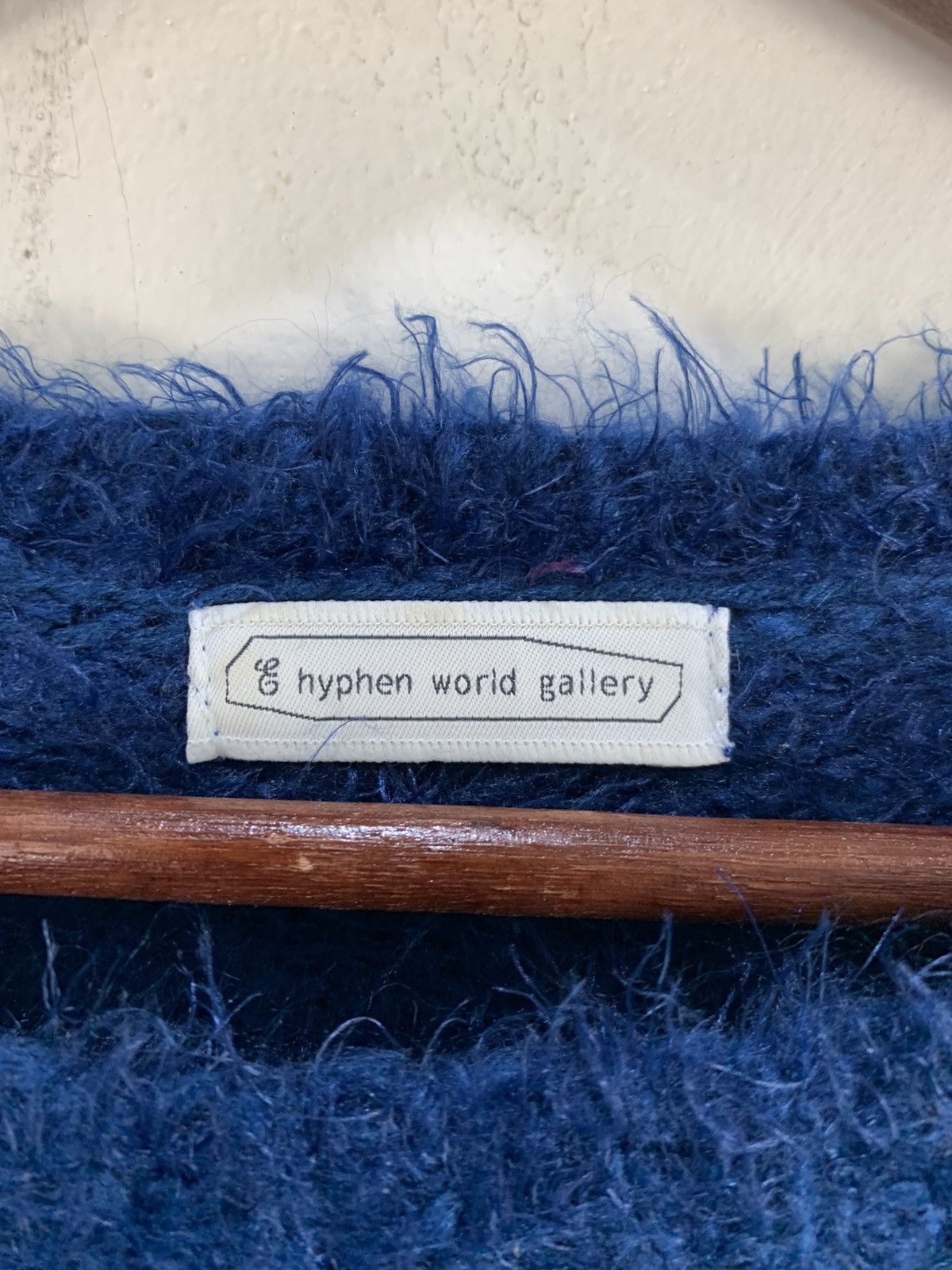 Aran Isles Knitwear × Designer × Japanese Brand HYPHEN WORLD GALERY Star Fluffy Fur Mohair Knitwear Sweater Size US M / EU 48-50 / 2 - 13 Thumbnail