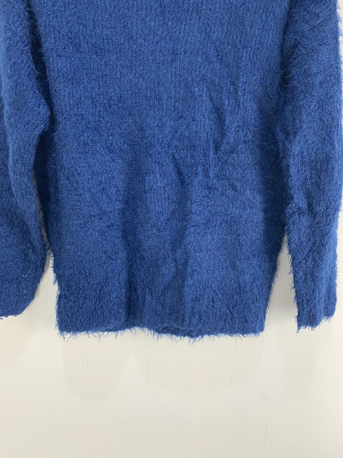 Aran Isles Knitwear × Designer × Japanese Brand HYPHEN WORLD GALERY Star Fluffy Fur Mohair Knitwear Sweater Size US M / EU 48-50 / 2 - 10 Thumbnail