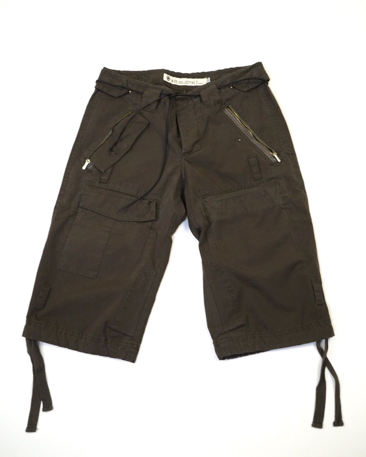 Nice Collective N.I.C.E. Collective Military Combat Cargo Shorts Size US 30 / EU 46 - 4 Thumbnail