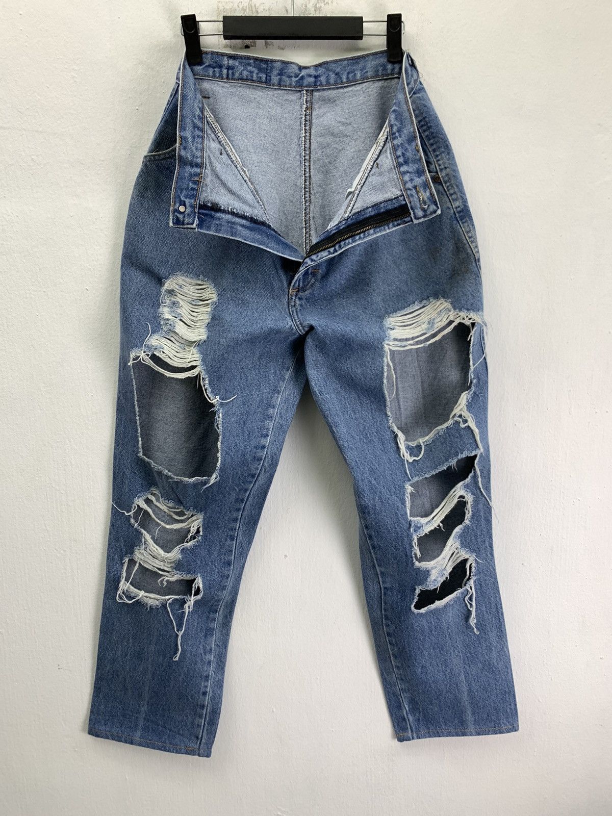 Japanese Brand OZARK MOUNTAIN USA Vintag Rare Bacca Disstressed Denim Jean Size US 30 / EU 46 - 3 Thumbnail
