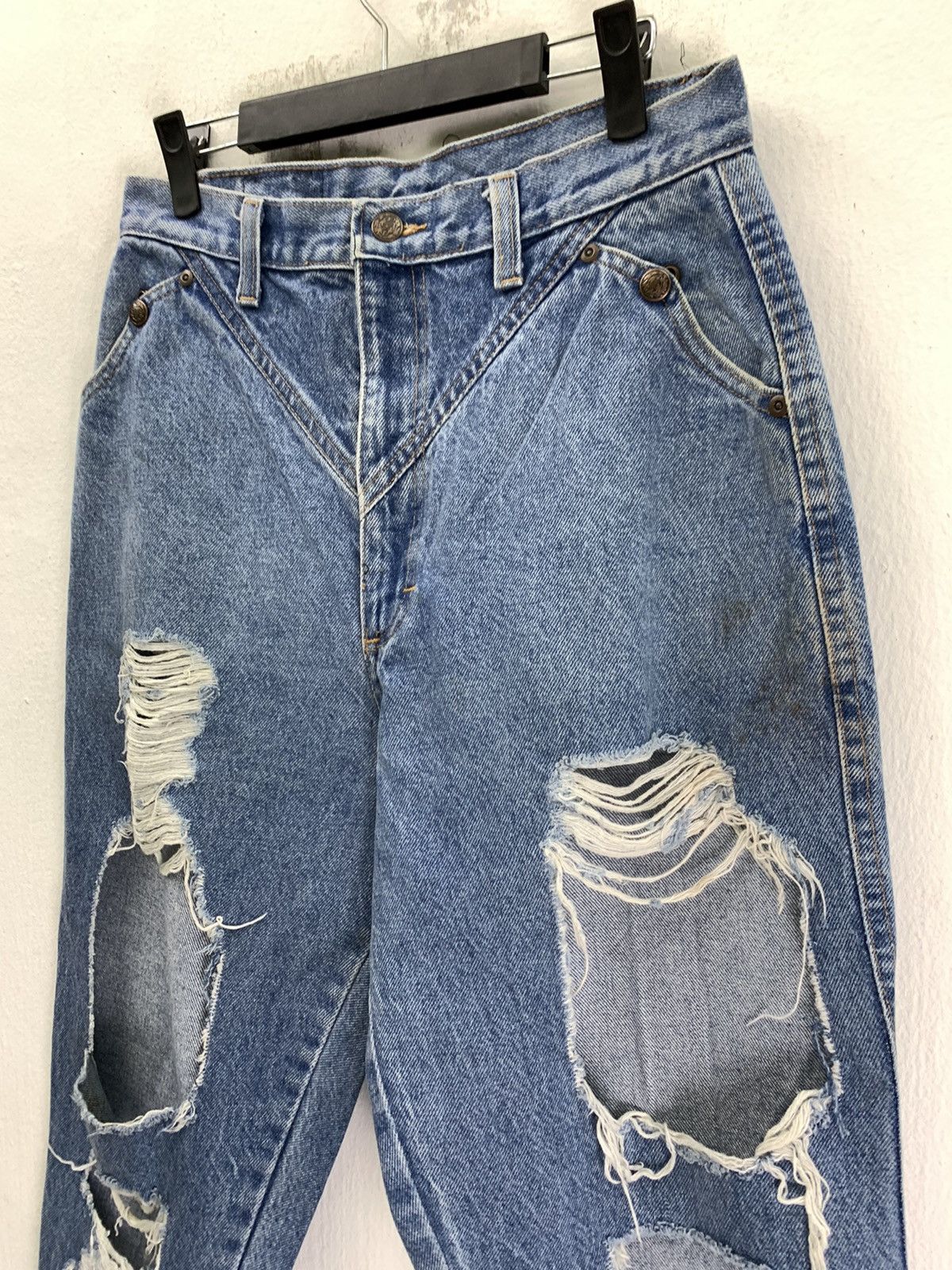 Japanese Brand OZARK MOUNTAIN USA Vintag Rare Bacca Disstressed Denim Jean Size US 30 / EU 46 - 7 Thumbnail