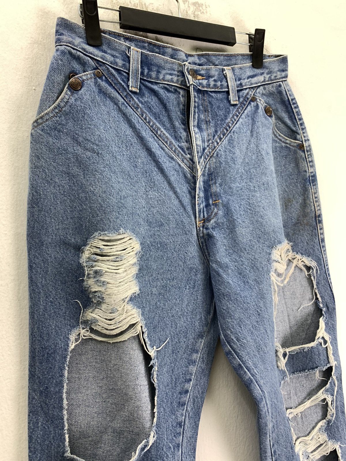 Japanese Brand OZARK MOUNTAIN USA Vintag Rare Bacca Disstressed Denim Jean Size US 30 / EU 46 - 6 Thumbnail