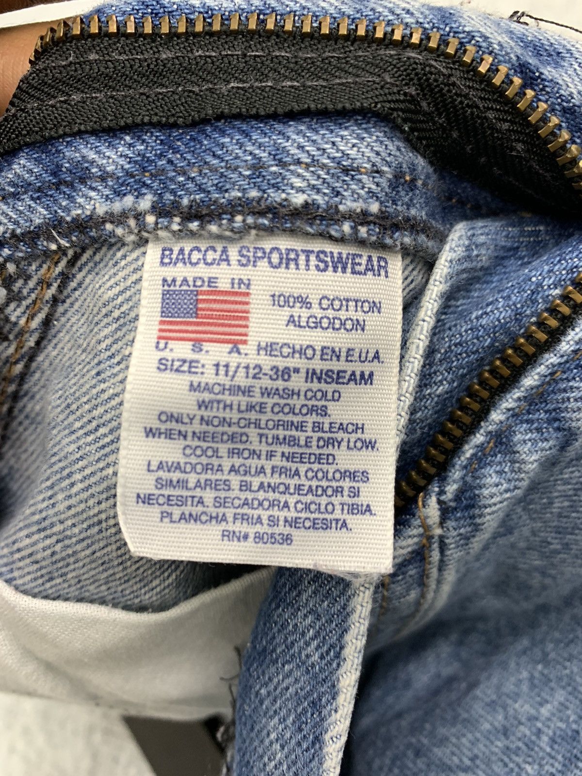 Japanese Brand OZARK MOUNTAIN USA Vintag Rare Bacca Disstressed Denim Jean Size US 30 / EU 46 - 20 Thumbnail