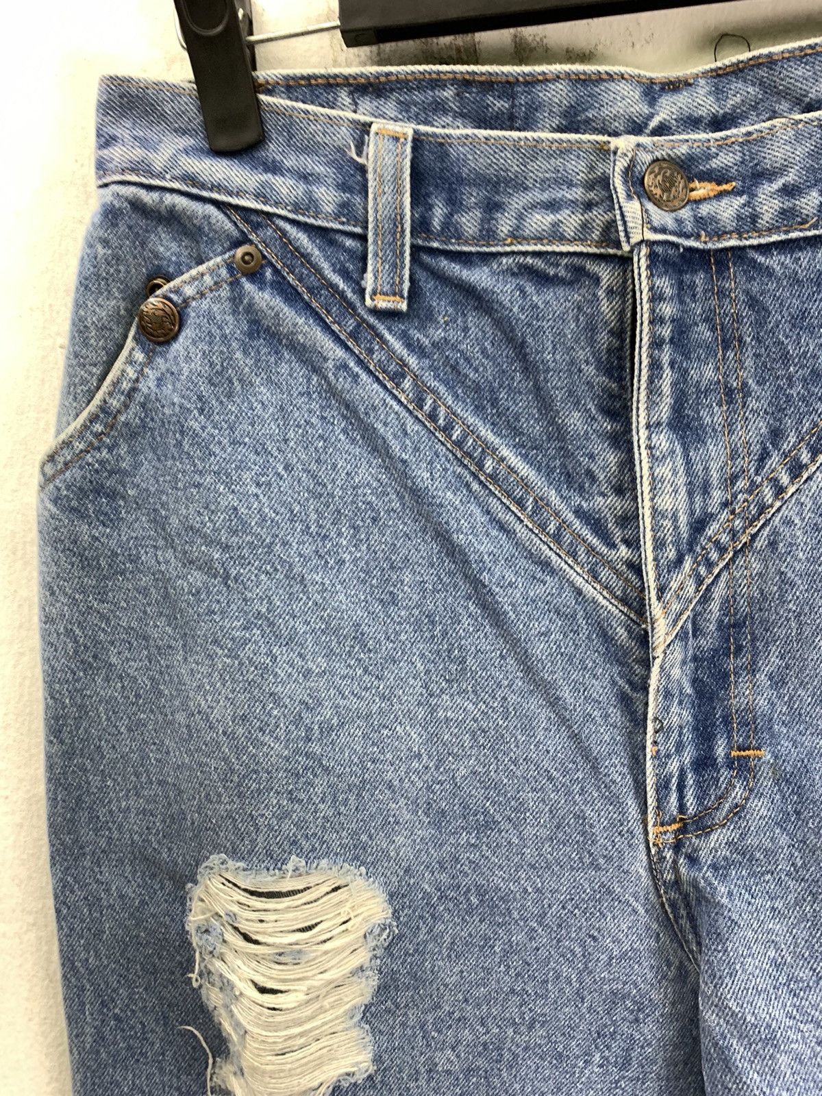 Japanese Brand OZARK MOUNTAIN USA Vintag Rare Bacca Disstressed Denim Jean Size US 30 / EU 46 - 8 Thumbnail