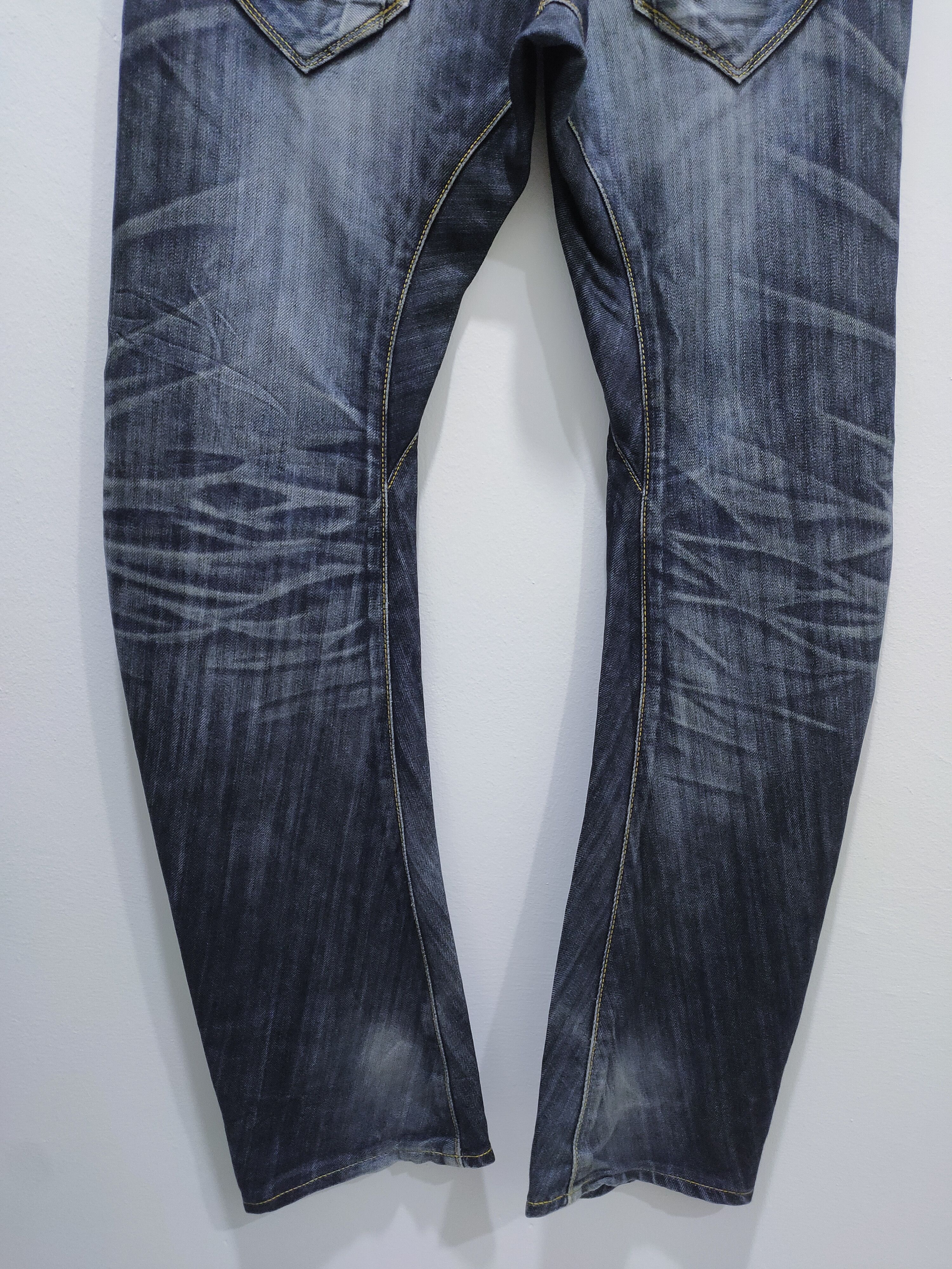Edwin × Japanese Brand EDWIN E-FUNCTION 503 Curved Leg Camo Stone Wash Denim Jeans Size US 28 / EU 44 - 11 Thumbnail