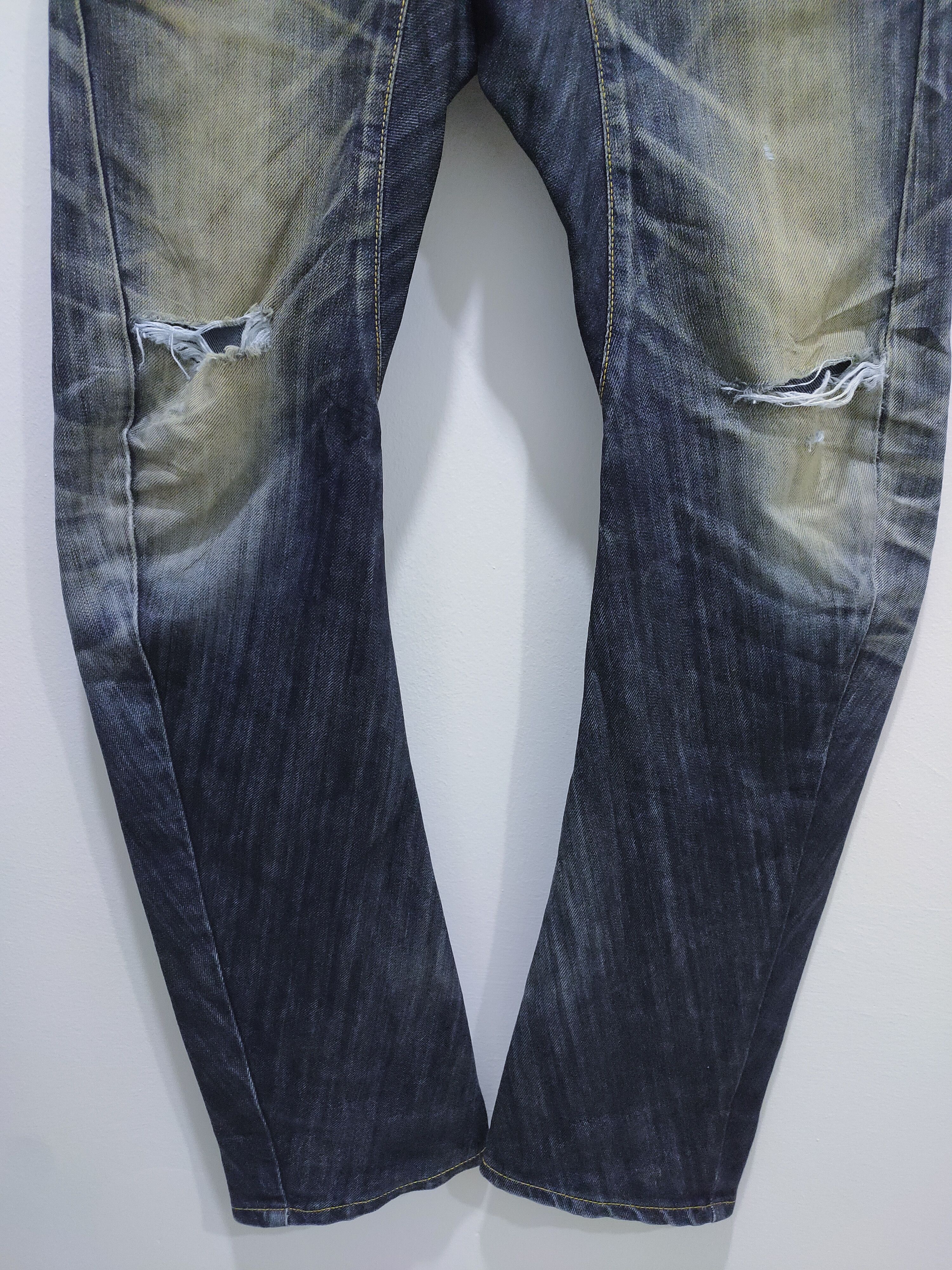 Edwin × Japanese Brand EDWIN E-FUNCTION 503 Curved Leg Camo Stone Wash Denim Jeans Size US 28 / EU 44 - 5 Thumbnail