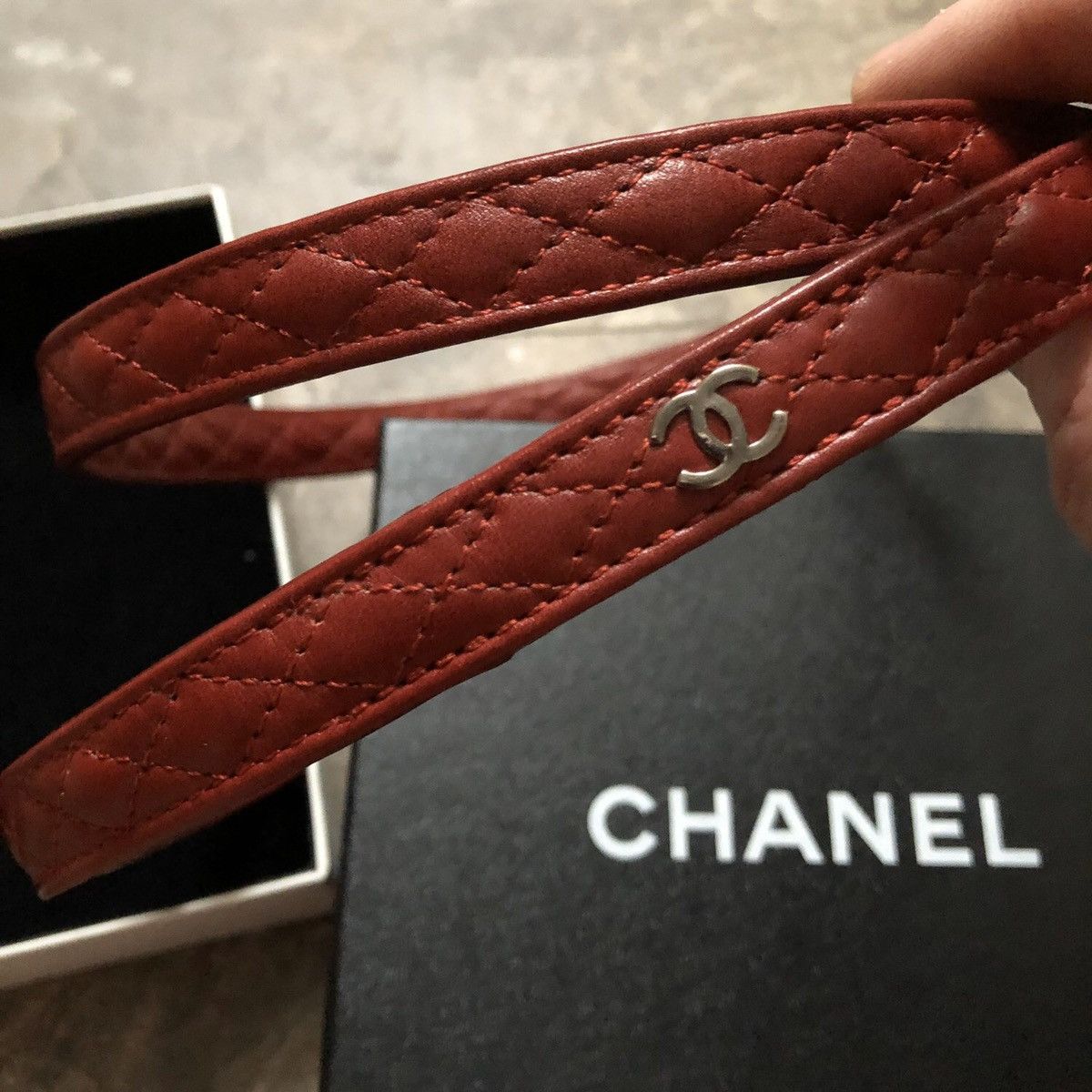 Chanel Vintage Chanel Dog Red Leash Size ONE SIZE - 2 Thumbnail
