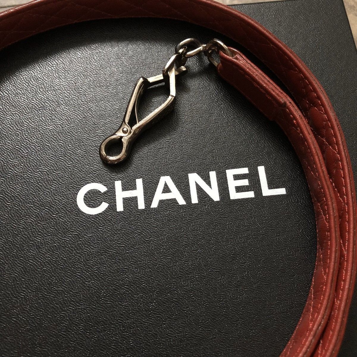 Chanel Vintage Chanel Dog Red Leash Size ONE SIZE - 3 Thumbnail