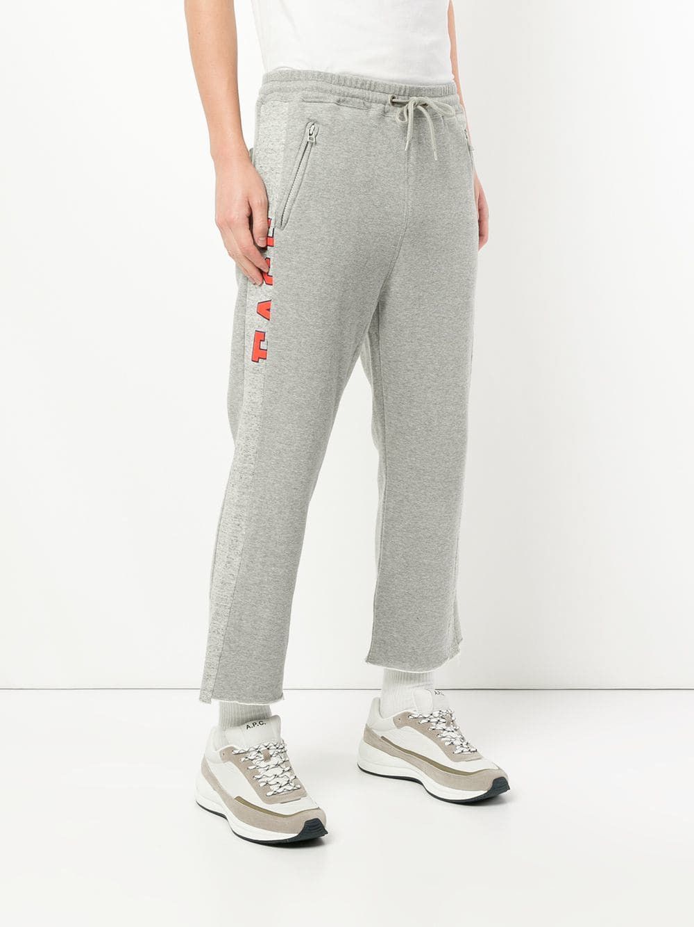 Facetasm Facetasm AW18 Deconstructed Rebuilt Cropped Sweatpants Size US 32 / EU 48 - 4 Thumbnail