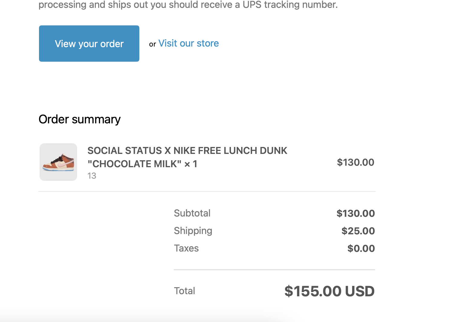 Nike × Social Status Social Status x Nike Chocolate Milk Dunk Mid Size US 13 / EU 46 - 2 Thumbnail