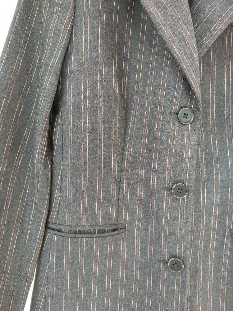 Armani Exchange Armani Exchange Stripes Blazer Size S / US 4 / IT 40 - 3 Thumbnail