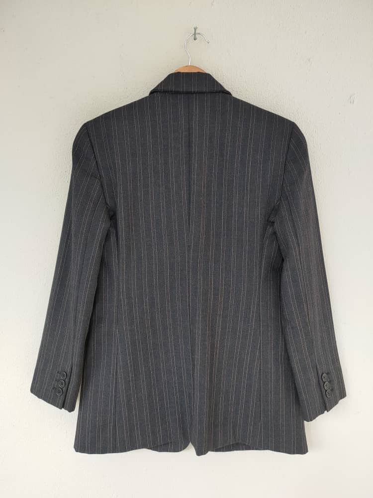 Armani Exchange Armani Exchange Stripes Blazer Size S / US 4 / IT 40 - 2 Thumbnail