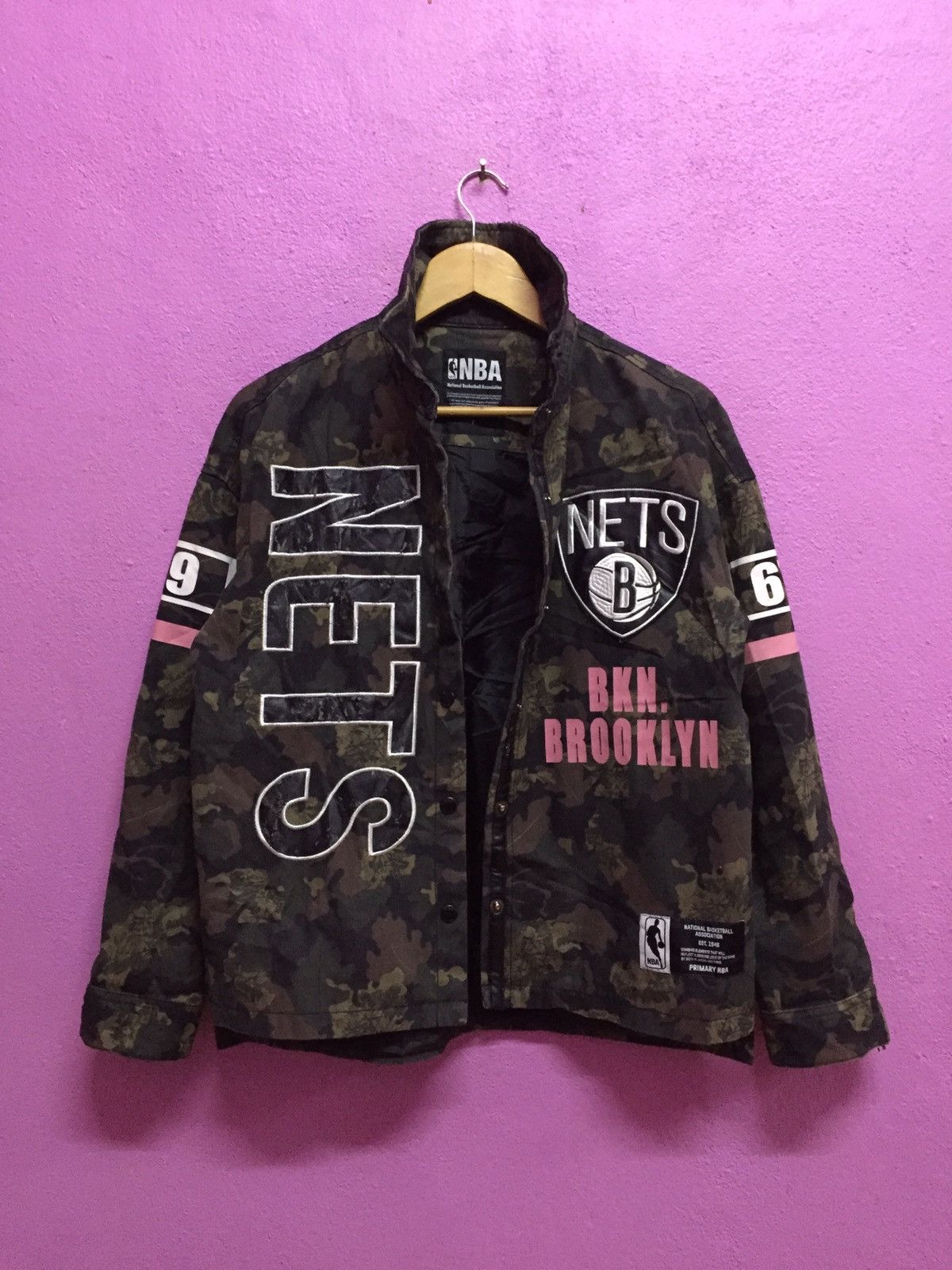 NBA NBA Brooklyn Nets Camo Jackets Size US M / EU 48-50 / 2 - 3 Thumbnail