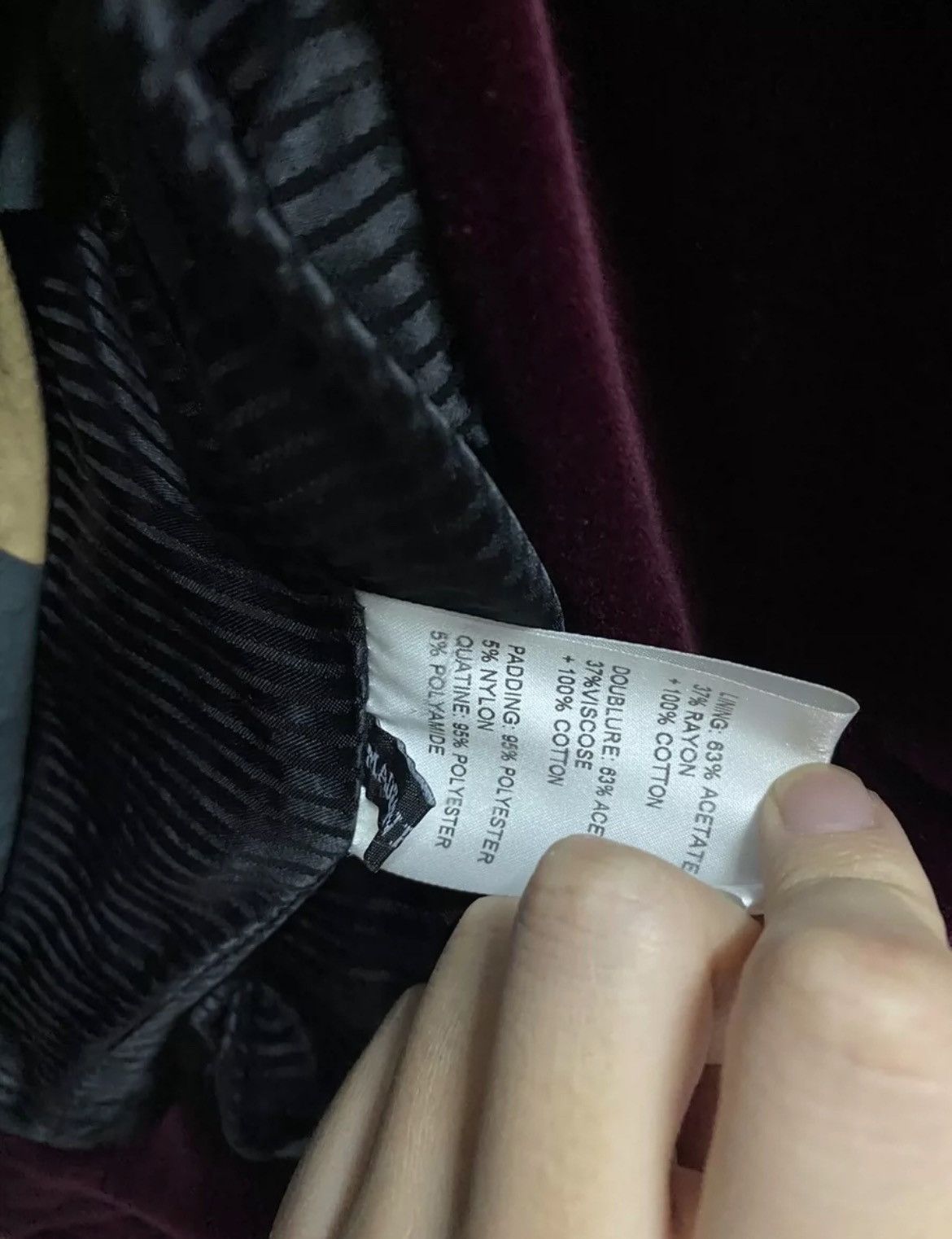 Haider Ackermann Haider Ackermann Red Velvet Bomber Jacket Size Xs Size US XS / EU 42 / 0 - 4 Thumbnail