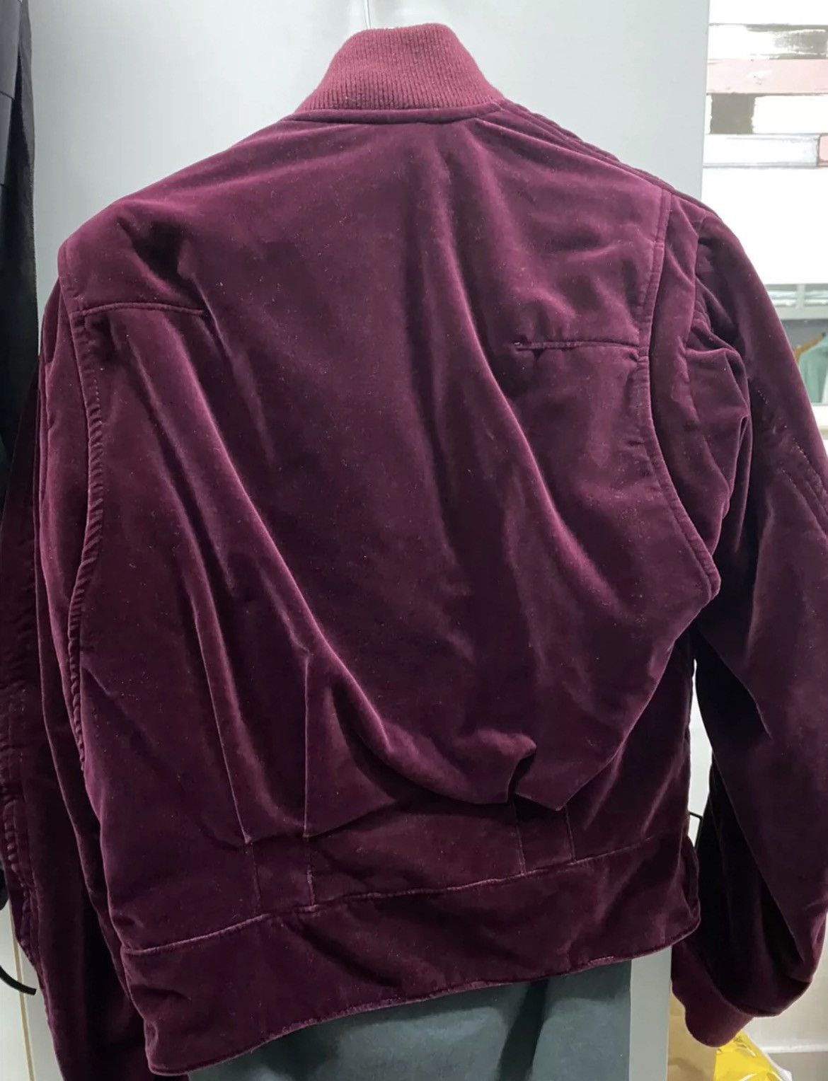 Haider Ackermann Haider Ackermann Red Velvet Bomber Jacket Size Xs Size US XS / EU 42 / 0 - 2 Thumbnail