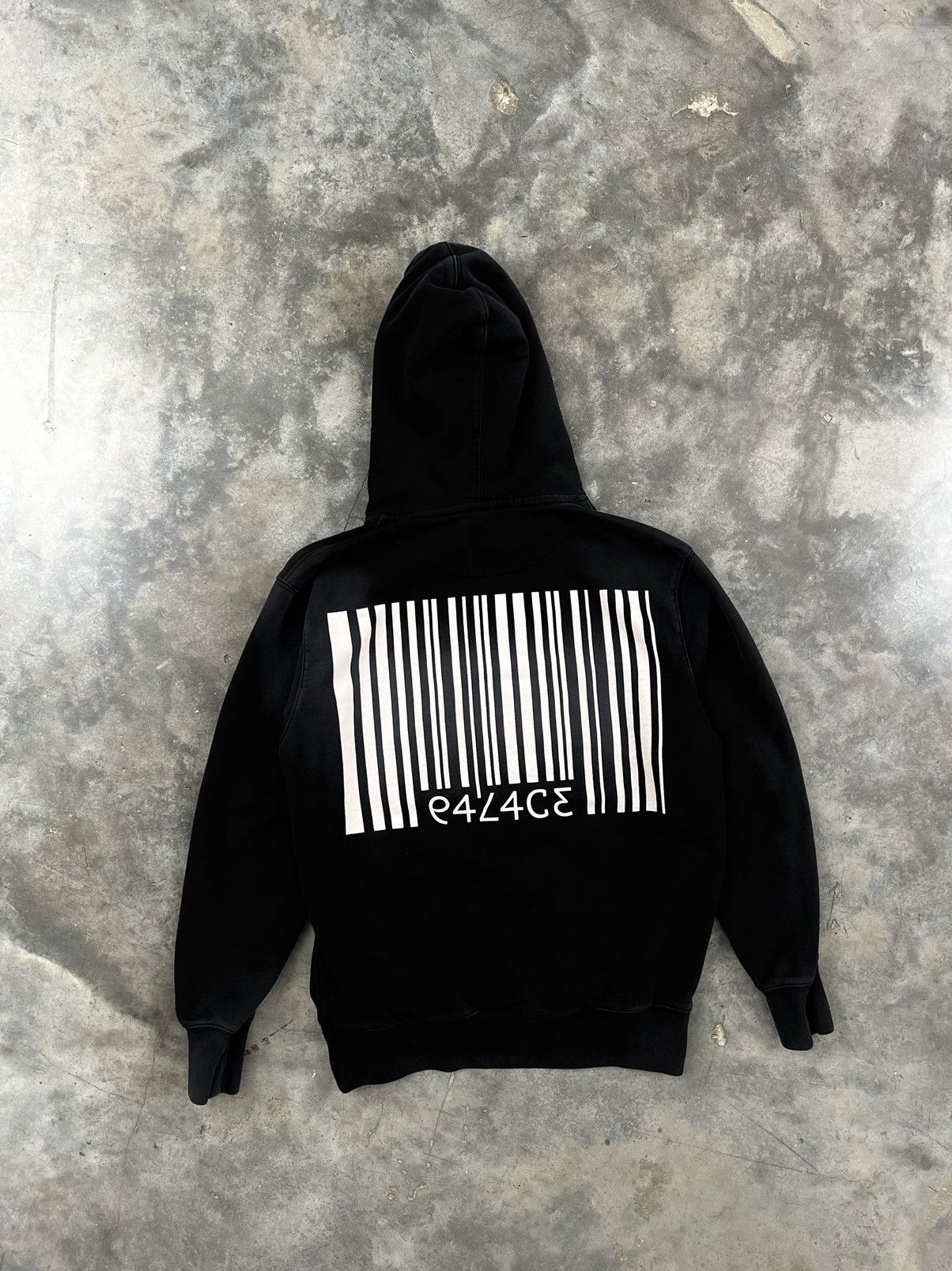 Palace outlet barcode hoodie