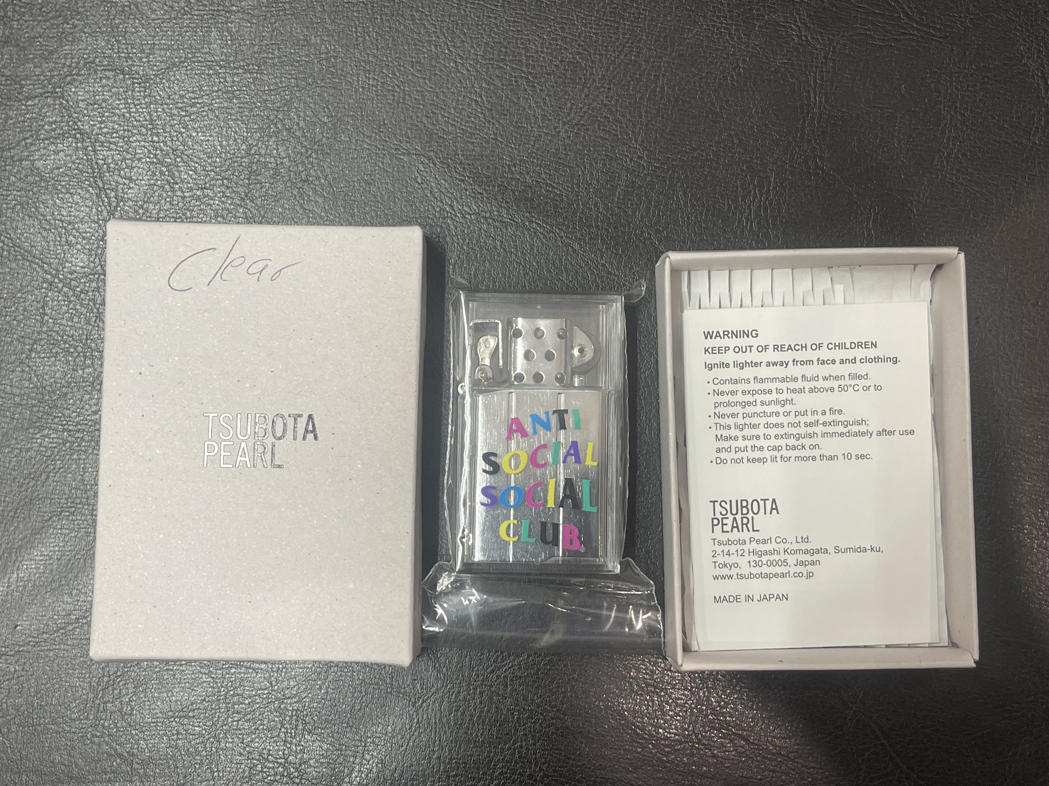 Anti Social Social Club × Other DS ASSC Tsubota Pearl So Many Ashes Clear Lighter Case BAPE Size ONE SIZE - 2 Thumbnail