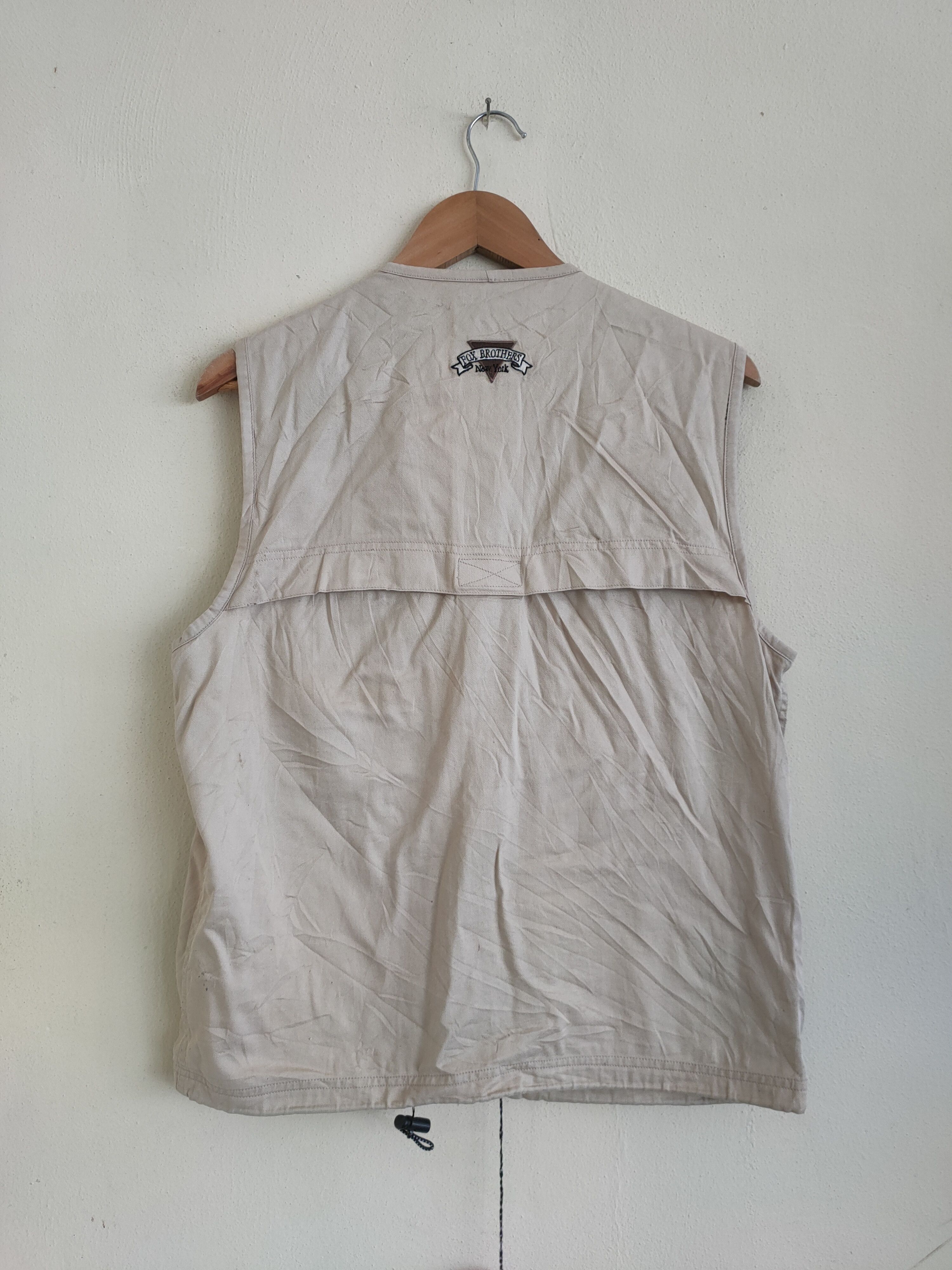 Japanese Brand × Vintage Fox Brother Casual Vest Size US M / EU 48-50 / 2 - 2 Thumbnail