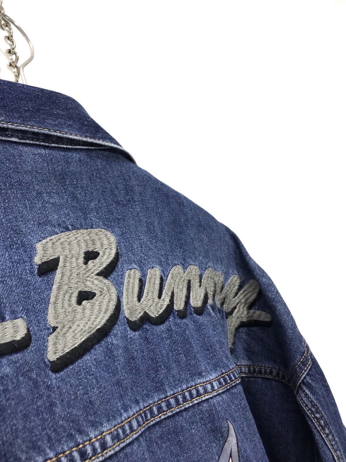 Disney Looney Toons Bugs Bunny Denim Jacket GU 12🟩 Size US XL / EU 56 / 4 - 3 Thumbnail