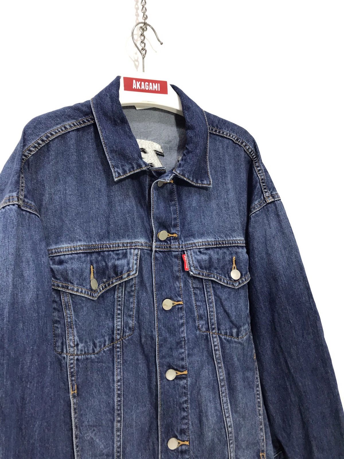 Disney Looney Toons Bugs Bunny Denim Jacket GU 12🟩 Size US XL / EU 56 / 4 - 6 Thumbnail