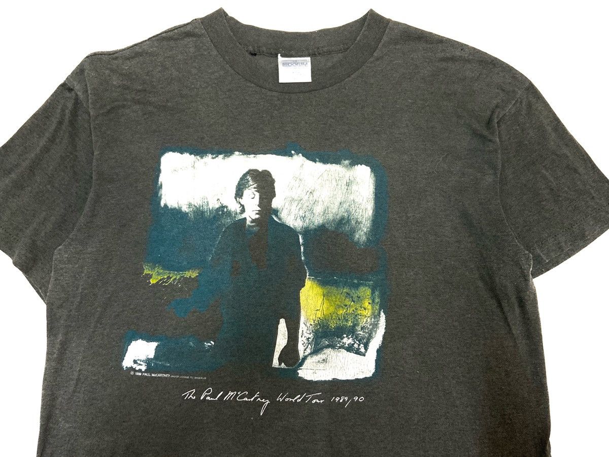 Band Tees × Vintage 90's PAUL McCARTNEY World Tour 89/90 Under Licence Brockum Size US L / EU 52-54 / 3 - 3 Thumbnail