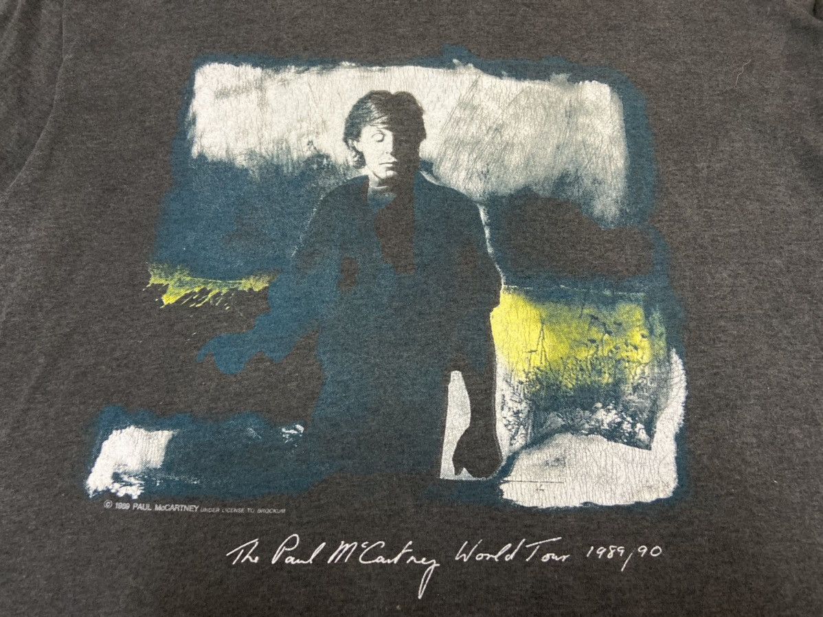 Band Tees × Vintage 90's PAUL McCARTNEY World Tour 89/90 Under Licence Brockum Size US L / EU 52-54 / 3 - 4 Thumbnail