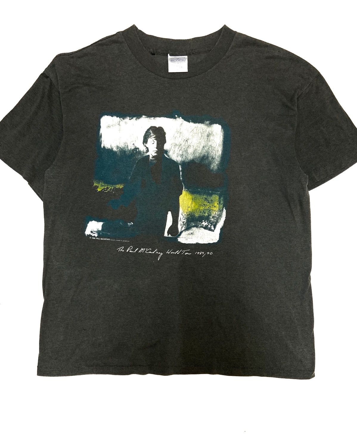 Band Tees × Vintage 90's PAUL McCARTNEY World Tour 89/90 Under Licence Brockum Size US L / EU 52-54 / 3 - 1 Thumbnail