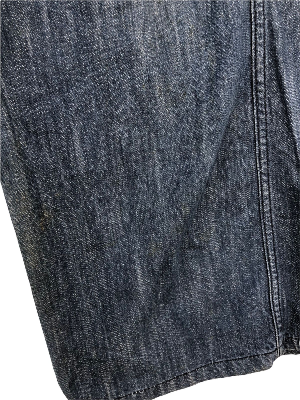 Japanese Brand 🔥🔥Japanese FR Multipocket Indigo Cargo Flare Jeans Size US 33 - 4 Thumbnail