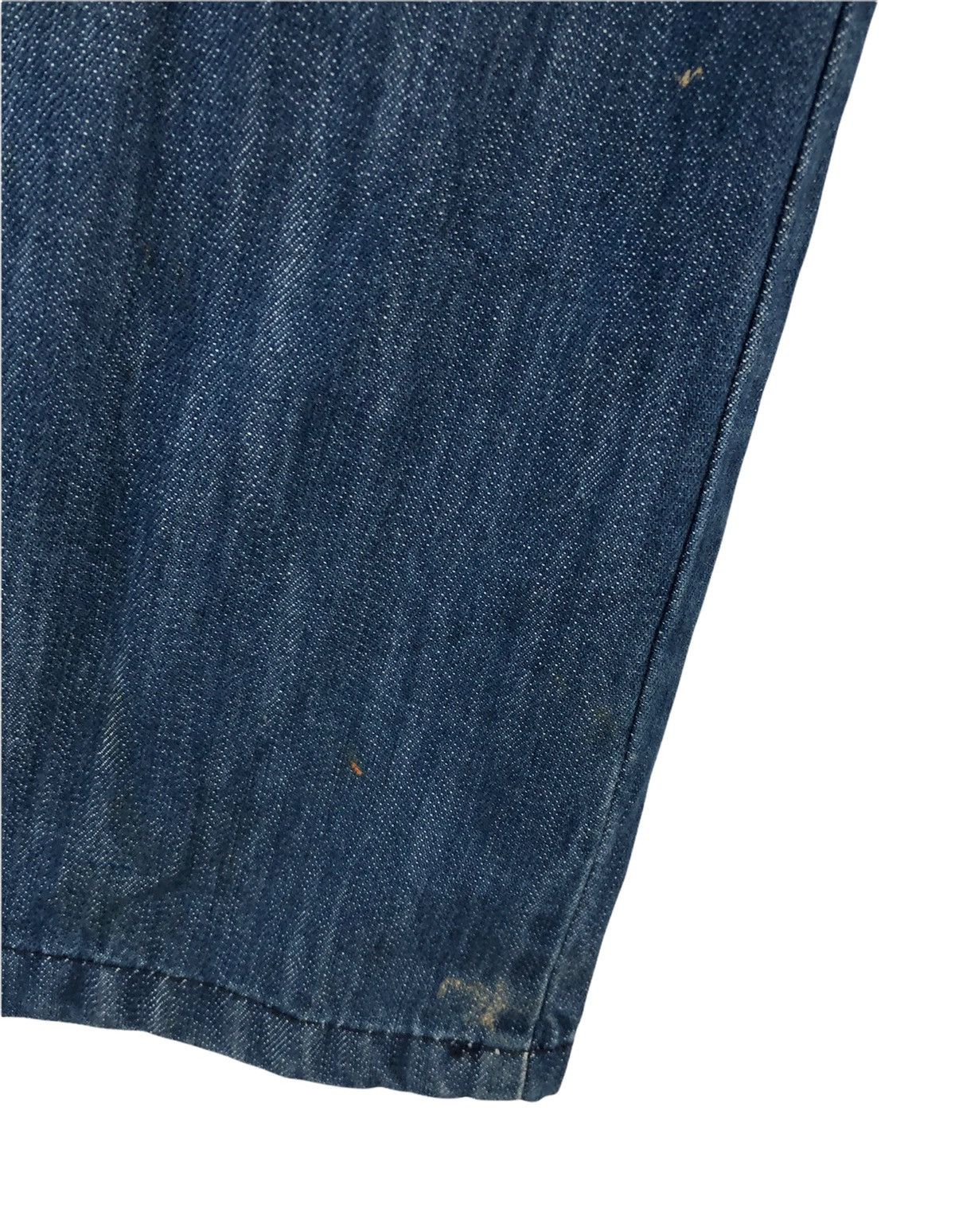 Japanese Brand 🔥🔥Japanese FR Multipocket Indigo Cargo Flare Jeans Size US 33 - 6 Thumbnail