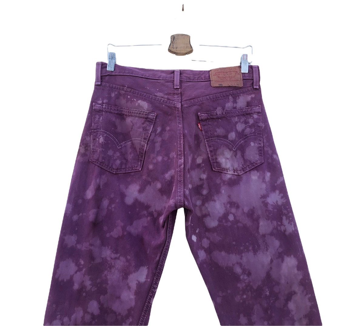 Levi's 🔥Vintage Levi’s 501 Purple Bleached Jeans🔥 Size US 30 / EU 46 - 7 Thumbnail
