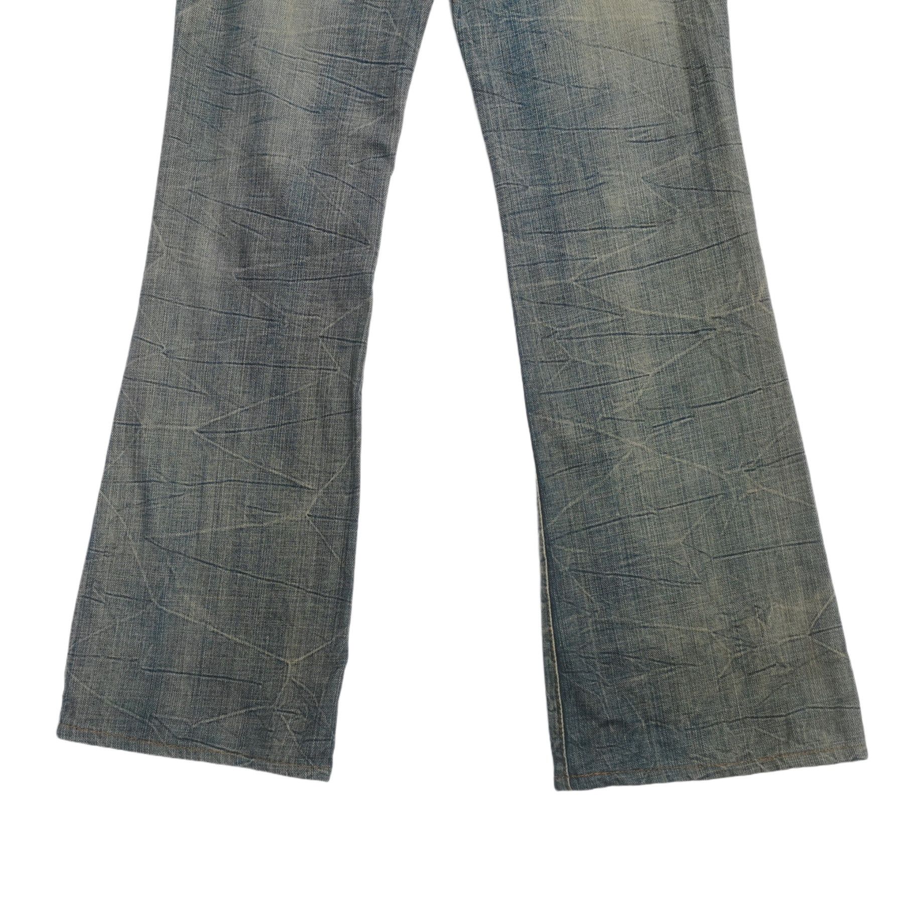 Japanese Brand 🔥Japanese Agate Distressed Flare Jeans🔥 Size US 30 / EU 46 - 6 Thumbnail